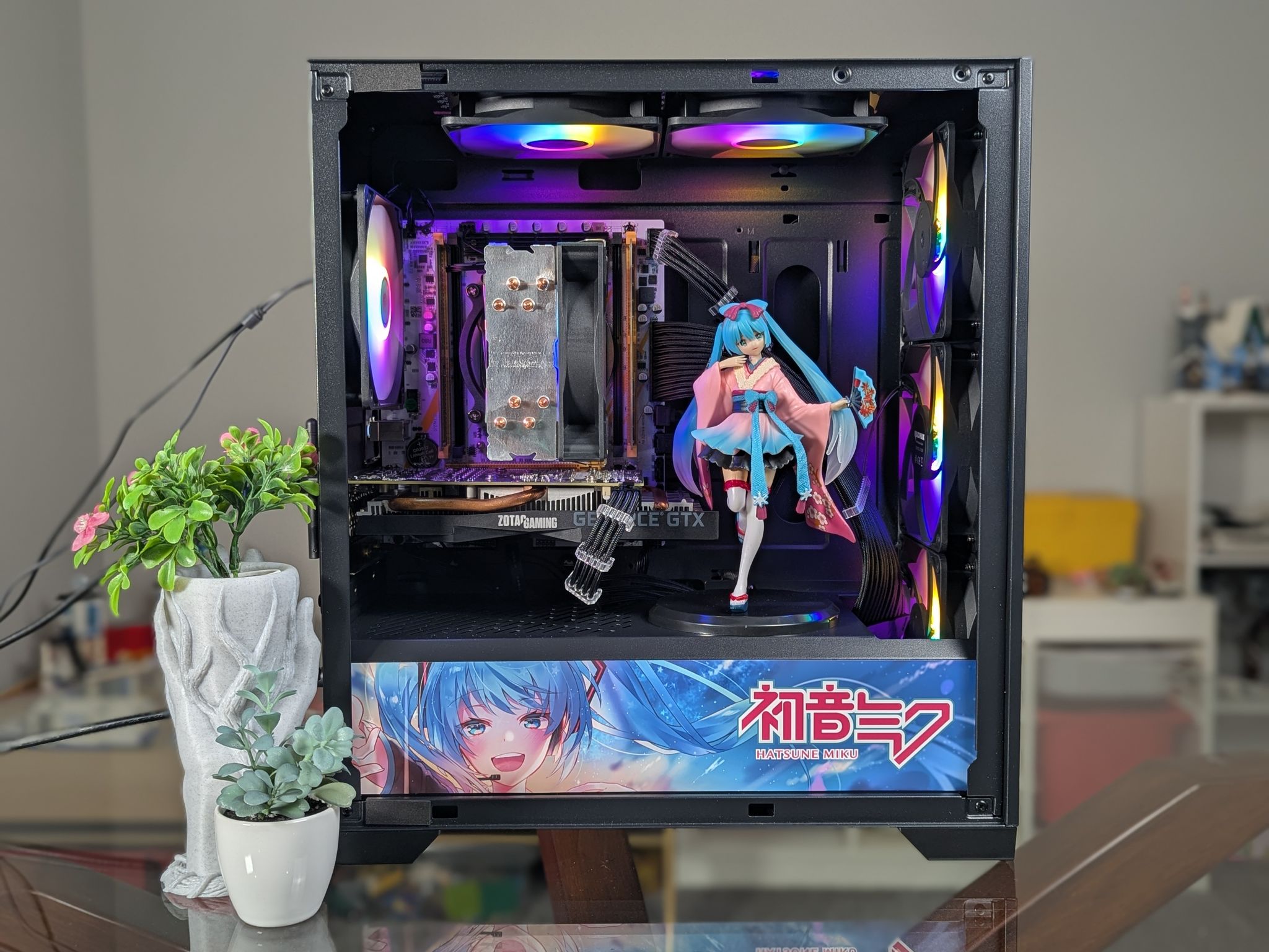 The Hatsune Miku | Intel 14-Core CPU + Nvidia GTX 1660 Super GPU | 16GB RAM | 1080p Gaming PC