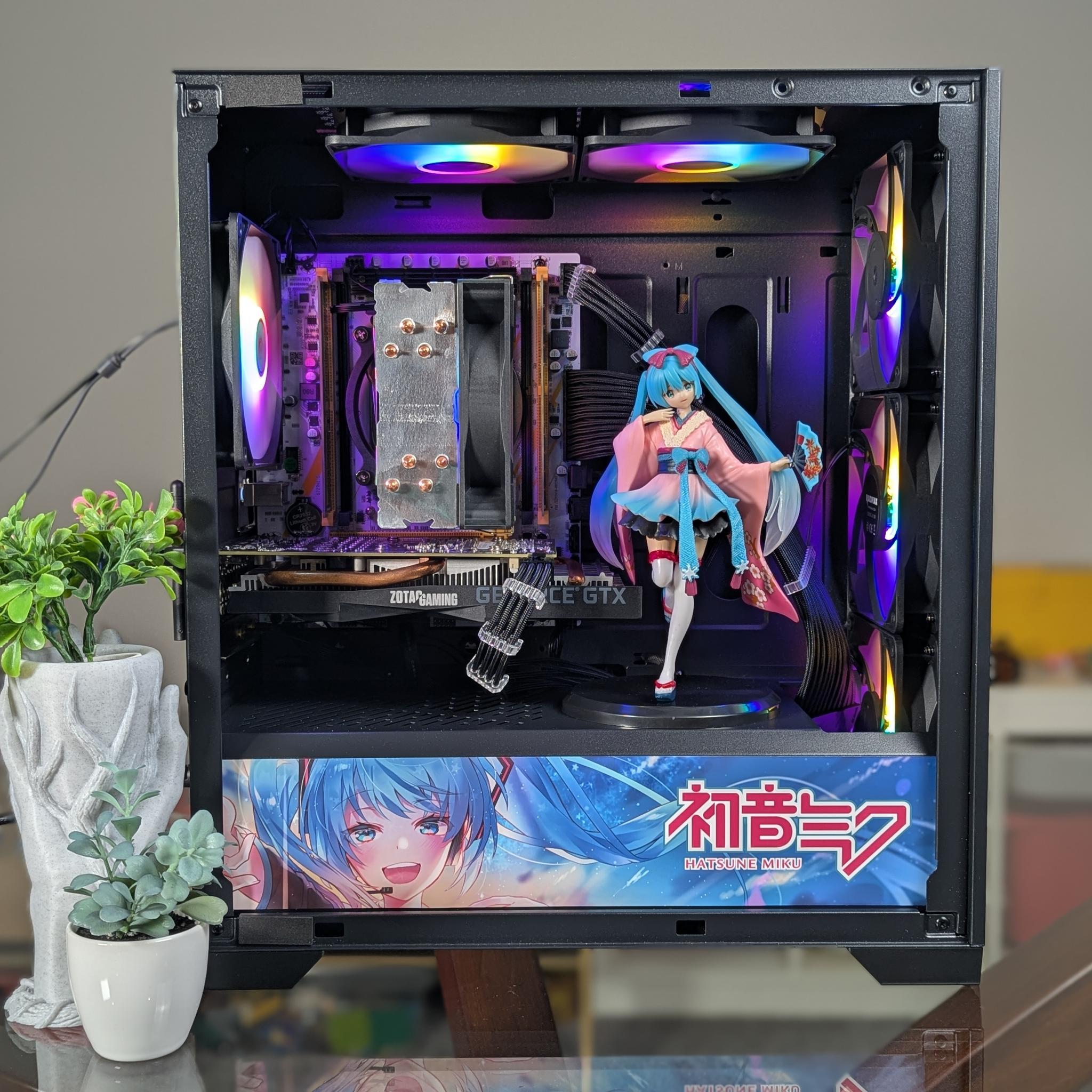 The Hatsune Miku | Intel 14-Core CPU + Nvidia GTX 1660 Super GPU | 16GB RAM | 1080p Gaming PC