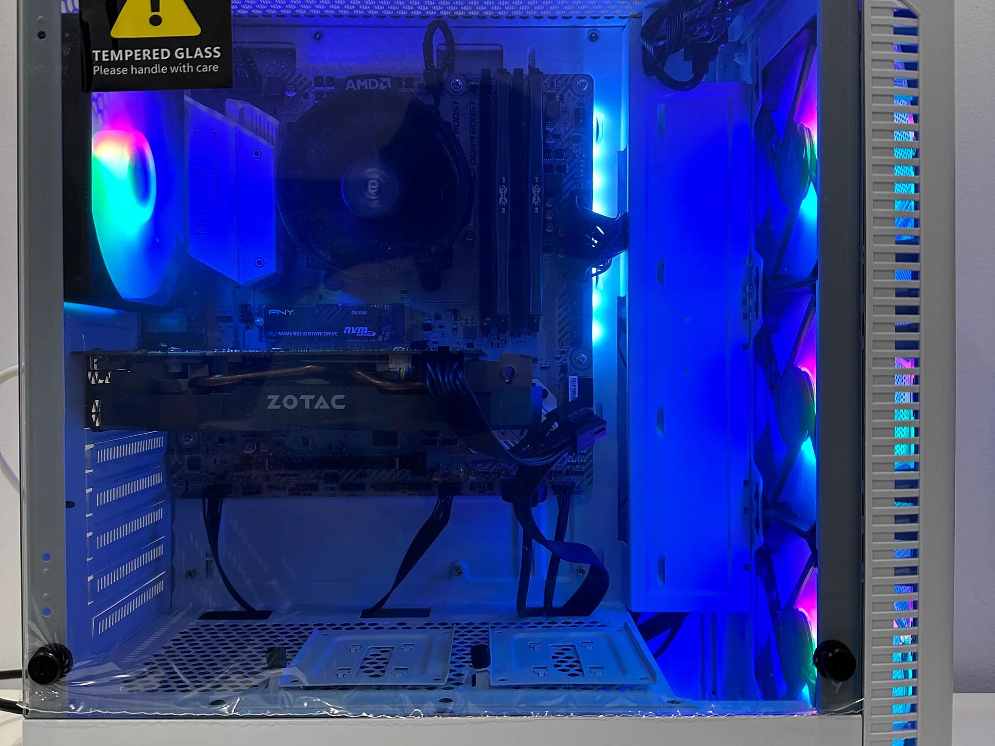 🪁 Starter Gaming PC🪁-Nvidia GTX 1060 6GB-AMD RYZEN Ryzen 3 3100 4/8 CT-16GB DDR4 RAM-512GB NVME