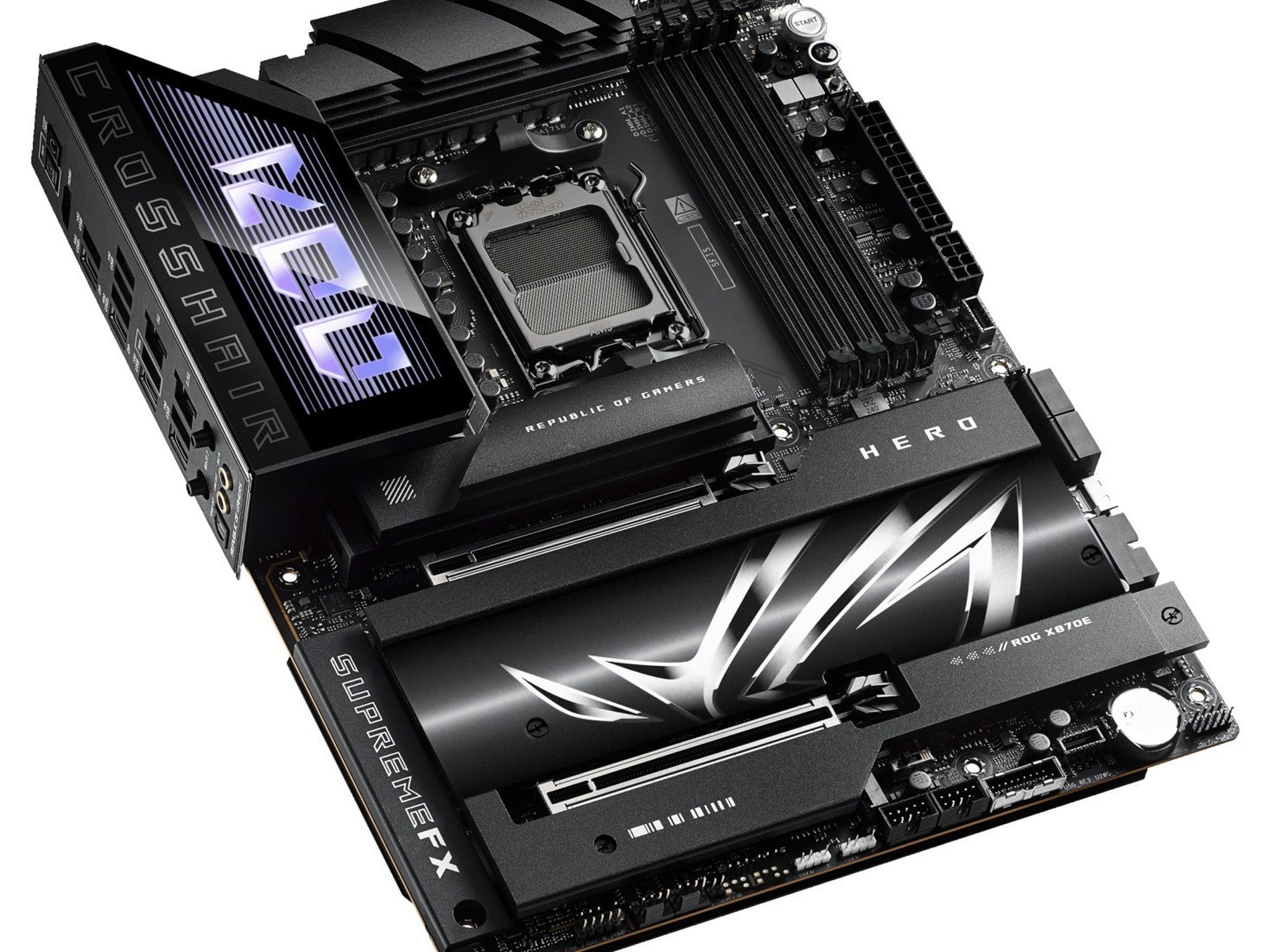 ASUS ROG CROSSHAIR X870E HERO AM5 DDR5 ATX Motherboard - Open Box Board Only