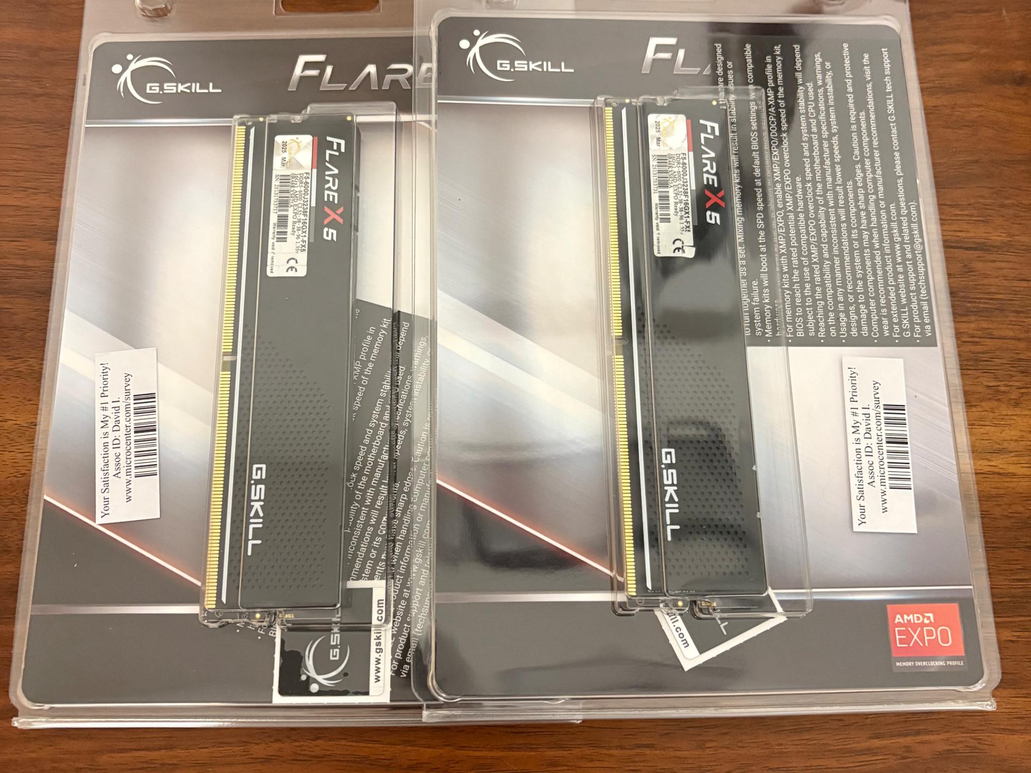B850 / 7600X / 32GB 6000MHZ CL36