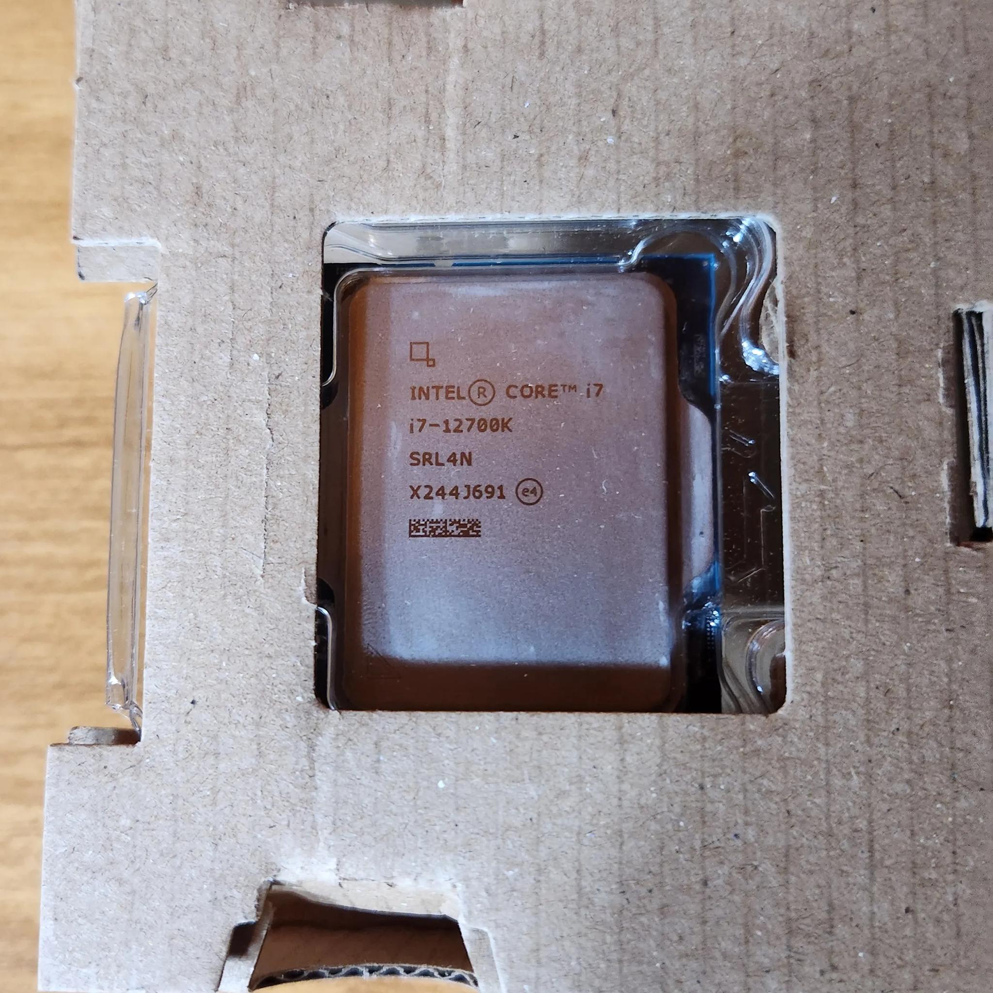 OPEN BOX Intel Core i7-12700K 12th Gen Alder Lake 12 Core 3.6GHz LGA 1700 CPU Processor