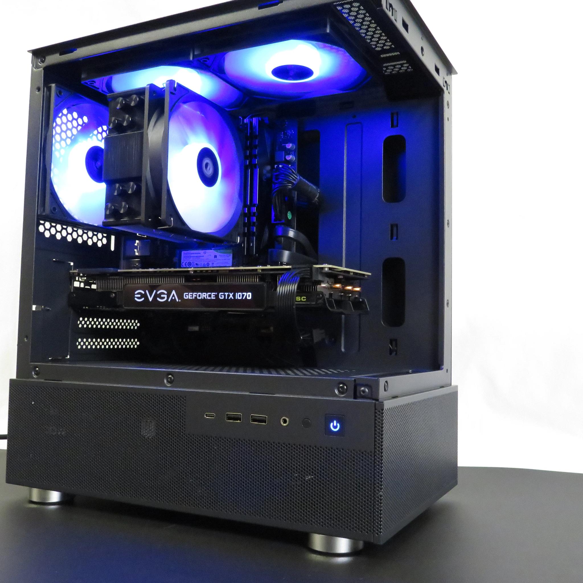 High Quality Entry Level gaming. Ryzen 5 2600 + GTX 1070 + 1 TB M.2 SSD