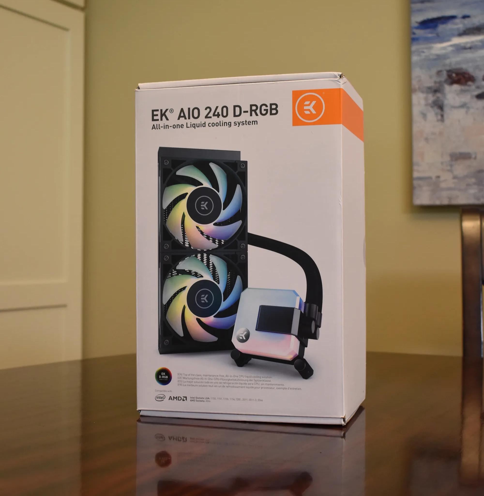 EK 240mm AIO Cooler D-RGB All-in-One CPU Cooler