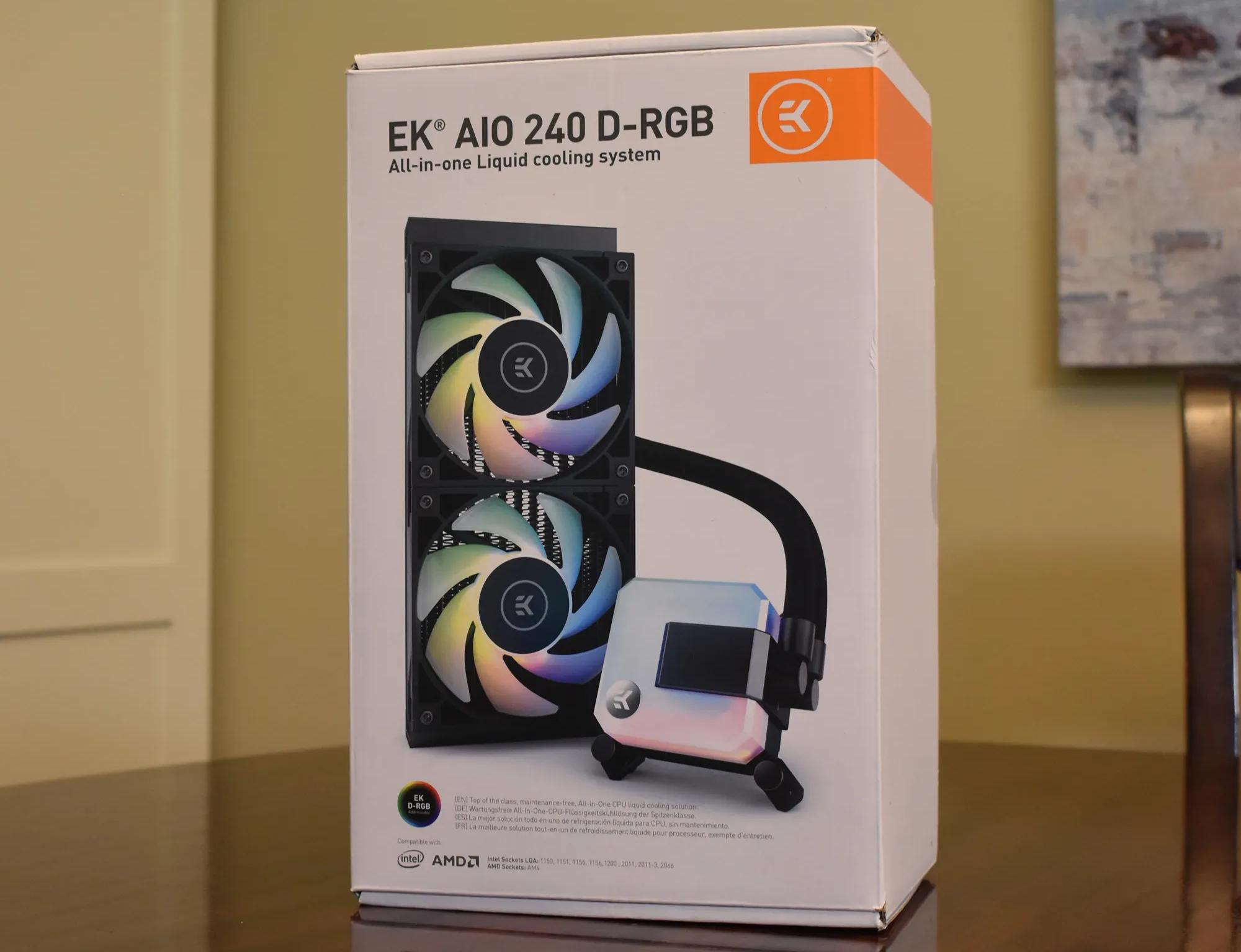 EK 240mm AIO Cooler D-RGB All-in-One CPU Cooler