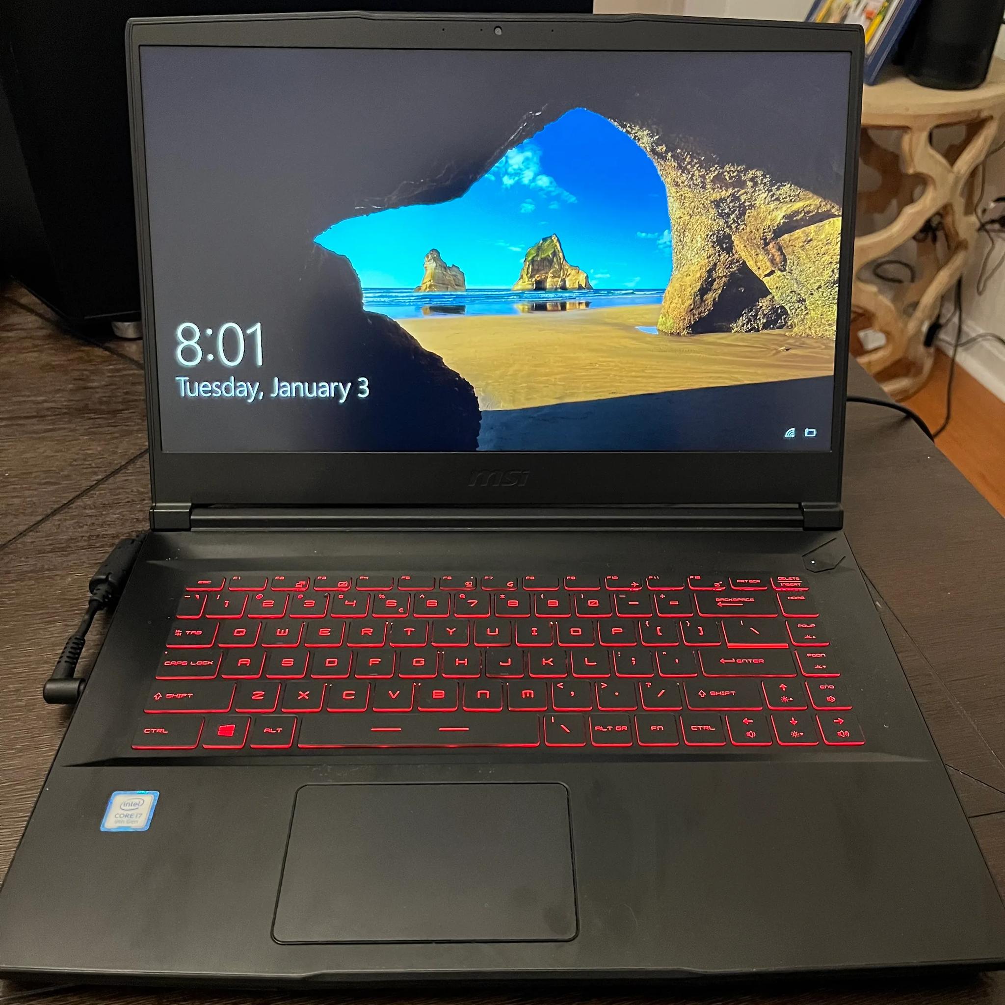  MSI Gaming Laptop | RTX 2060 / i7-9750h / 1 TB / 16 GB 