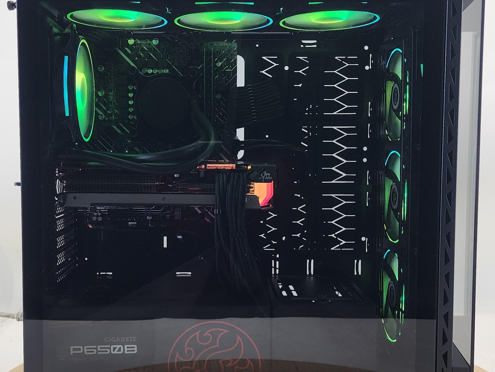 Gaming PC i3-14100F 8GB RAM 500GB SSD RX 6600 XT 8GB Windows 11 Computer