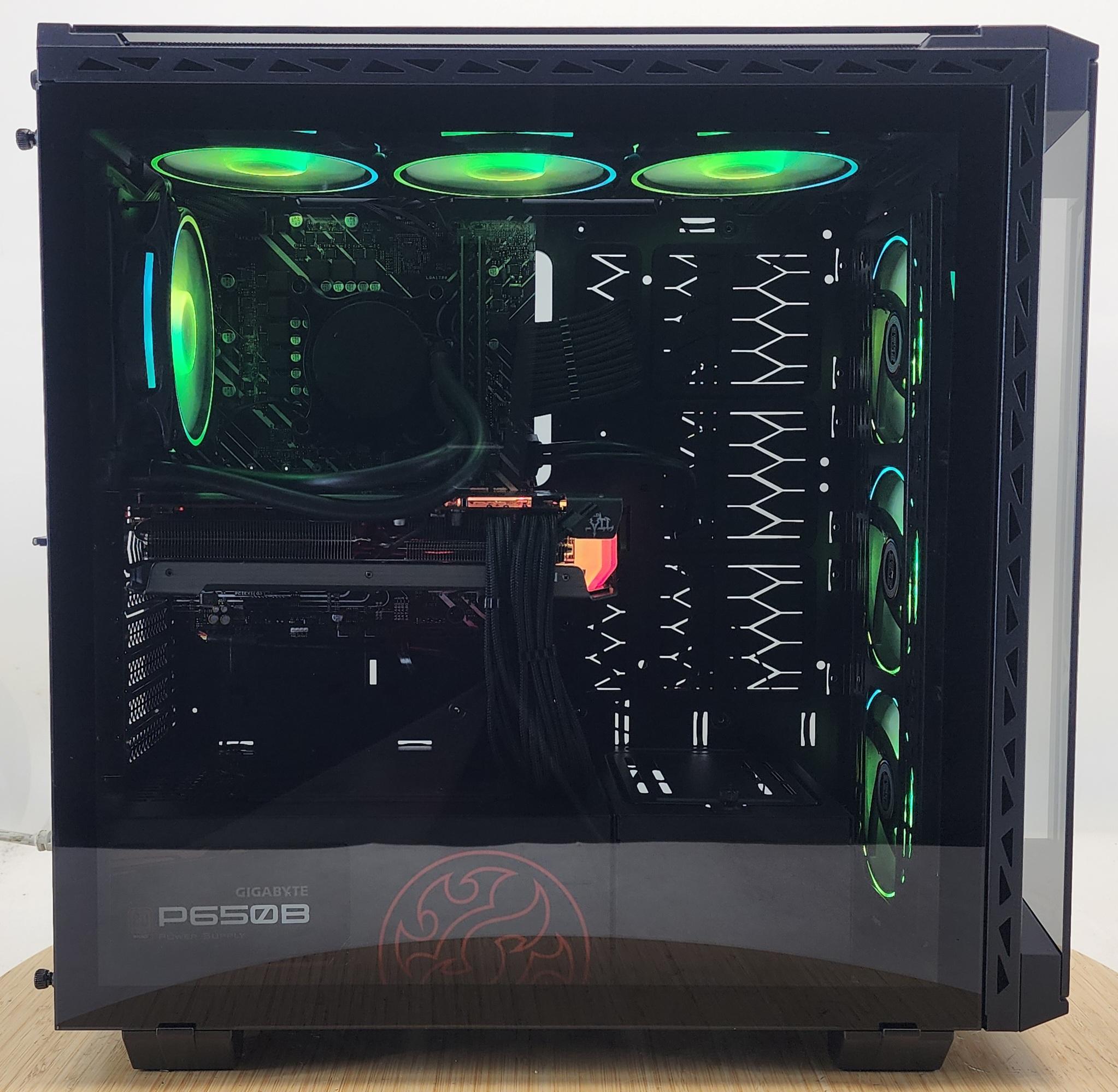 Gaming PC i3-14100F 8GB RAM 500GB SSD RX 6600 XT 8GB Windows 11 Computer