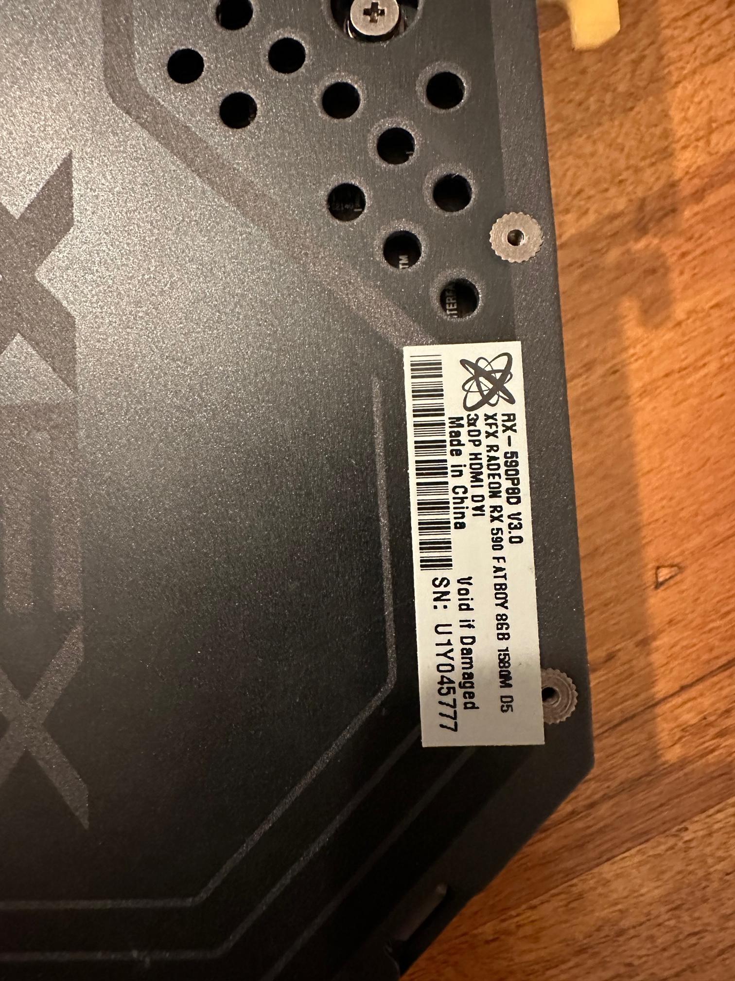 XFX RX 590 8gb