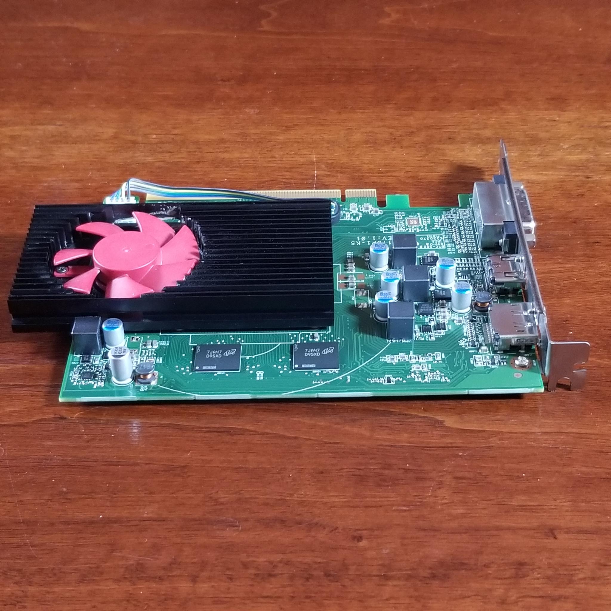 HP OEM Radeon RX 550 PN: 940272-001 4GB VRAM (no external power required)