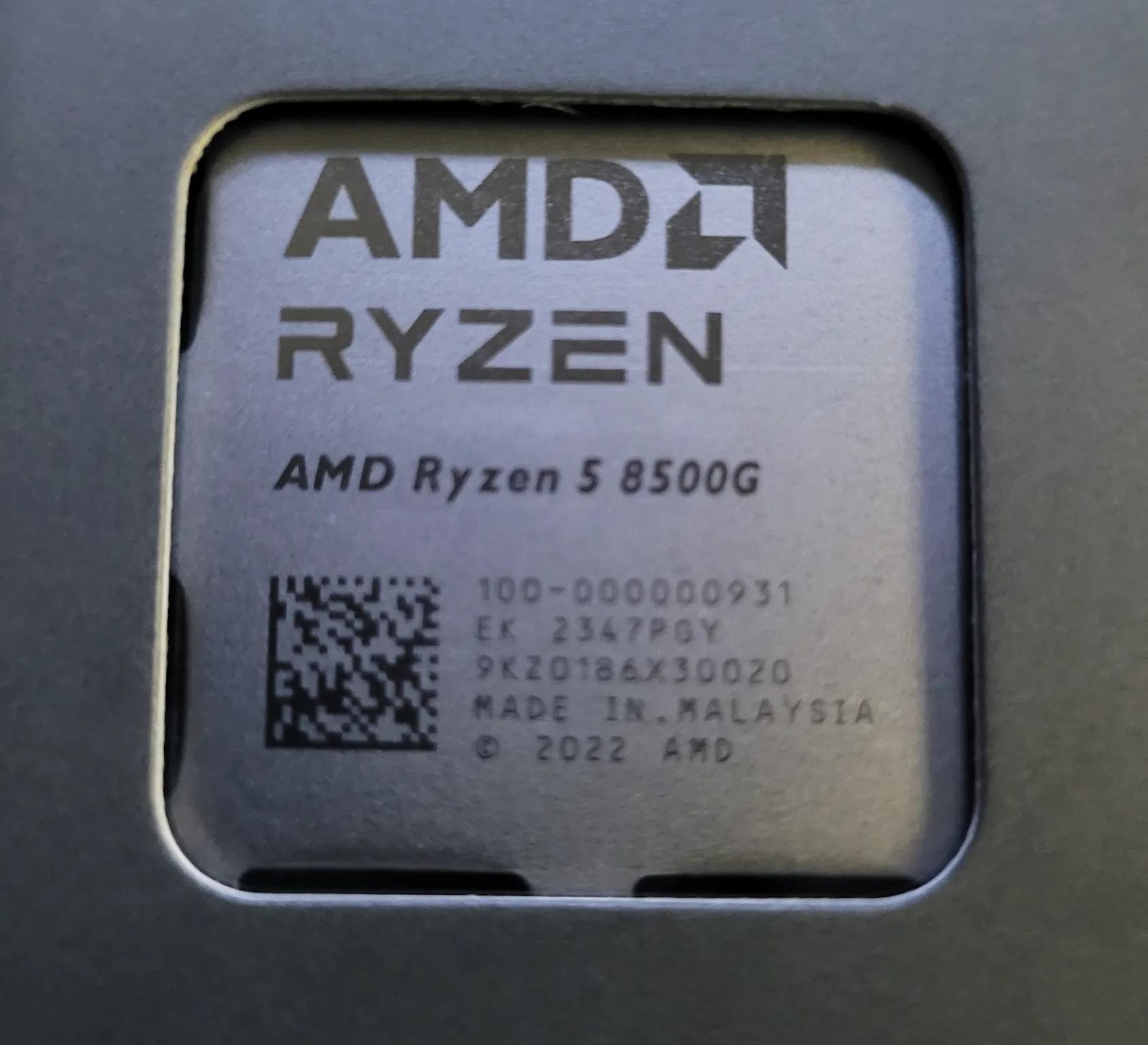 AMD Ryzen 5 8500G brand new unused