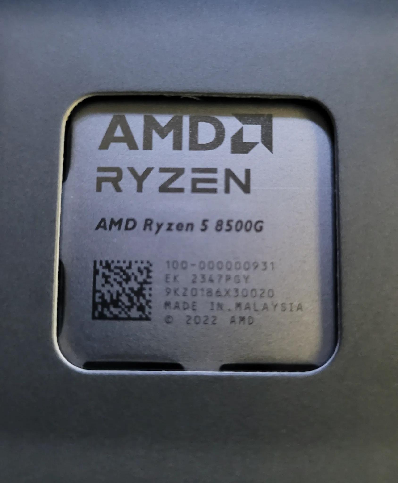 AMD Ryzen 5 8500G brand new unused