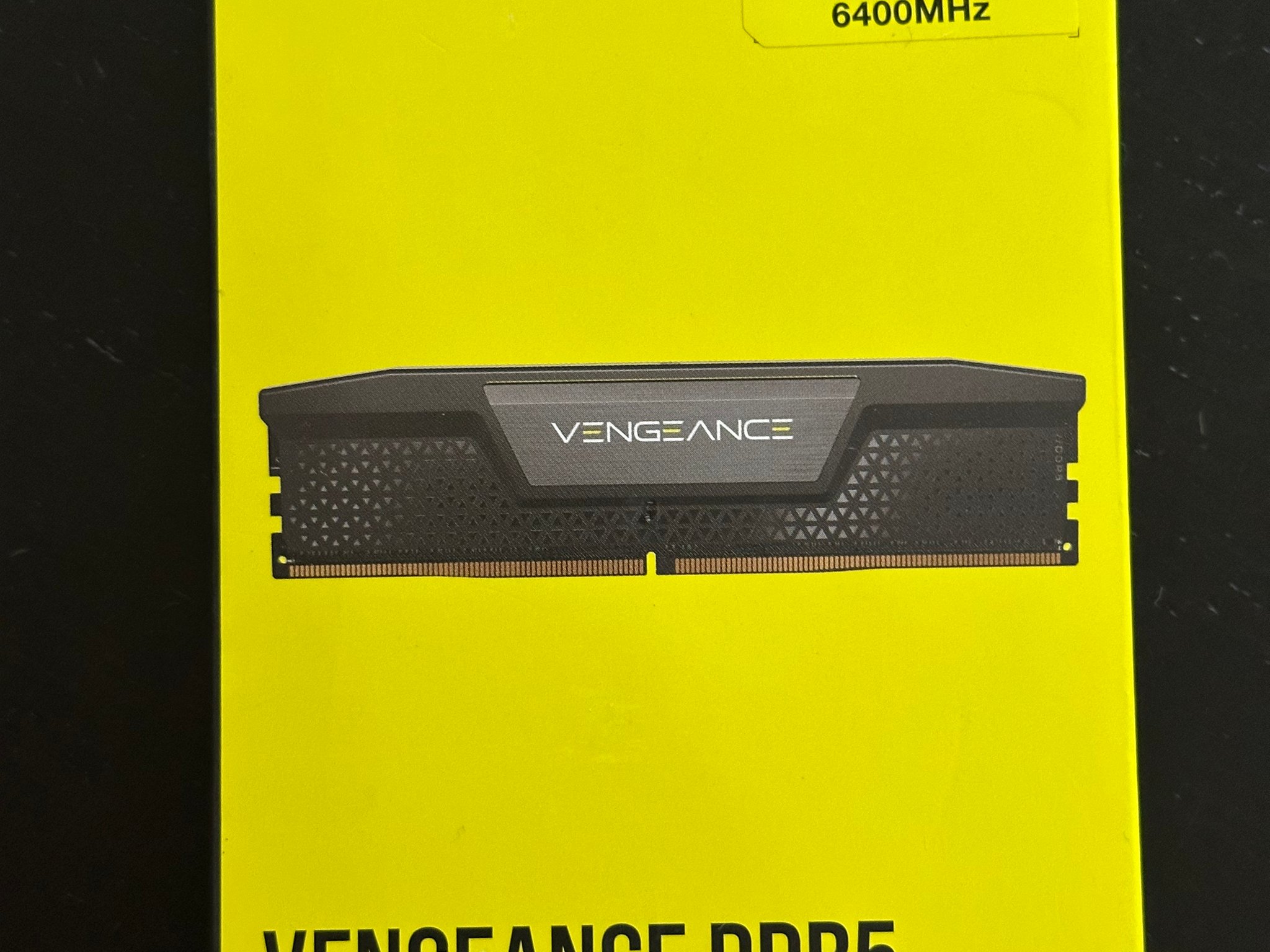 Corsair Vengeance 96GB (2x48GB) DDR5 6400MHz CL32 RAM Memory Kit — Black