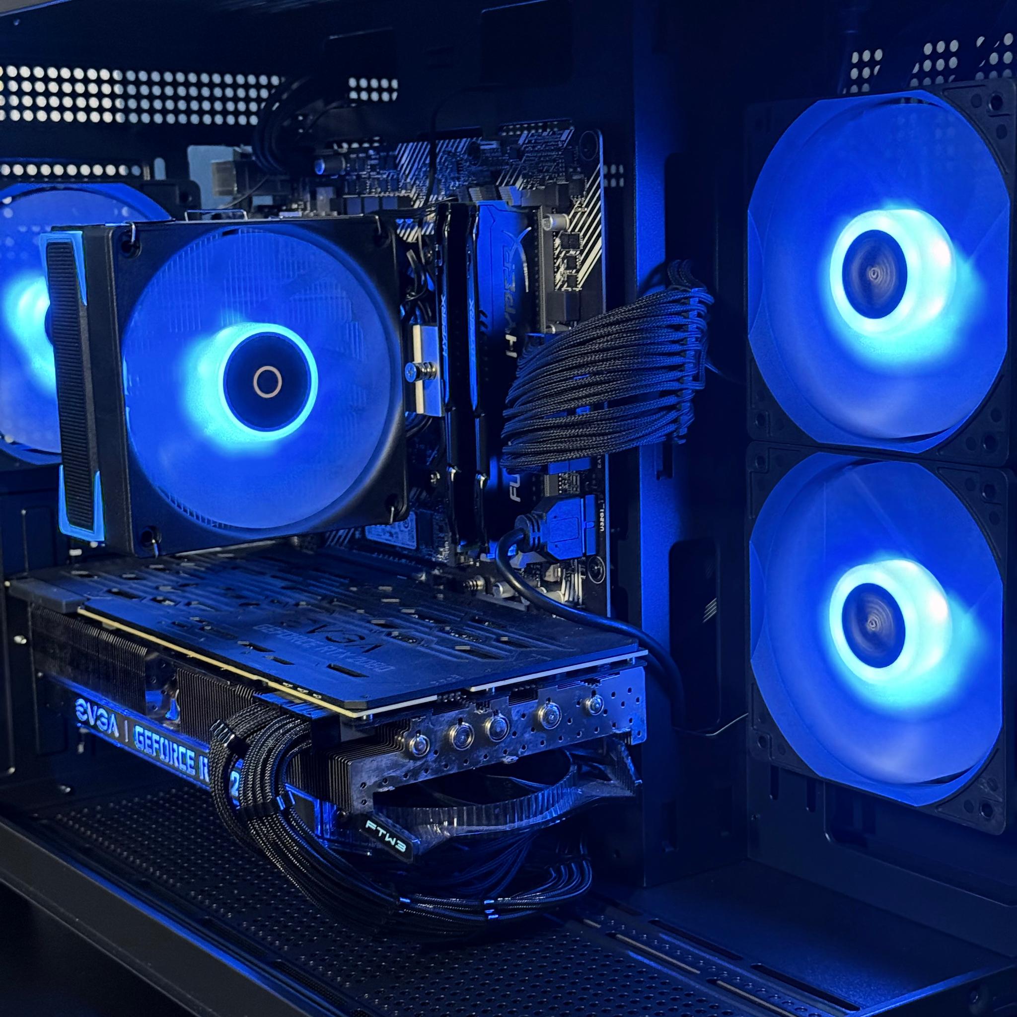 🔥RTX 2080, Ryzen 5 5500, 16GB DDR4, 512GB SSD- Aura Gaming PC