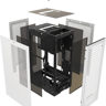 CASE + PSU! HYTE REVOLT 3 Small Form Factor ITX Case with 700W 80+ Gold SFX Power Supply, Whit