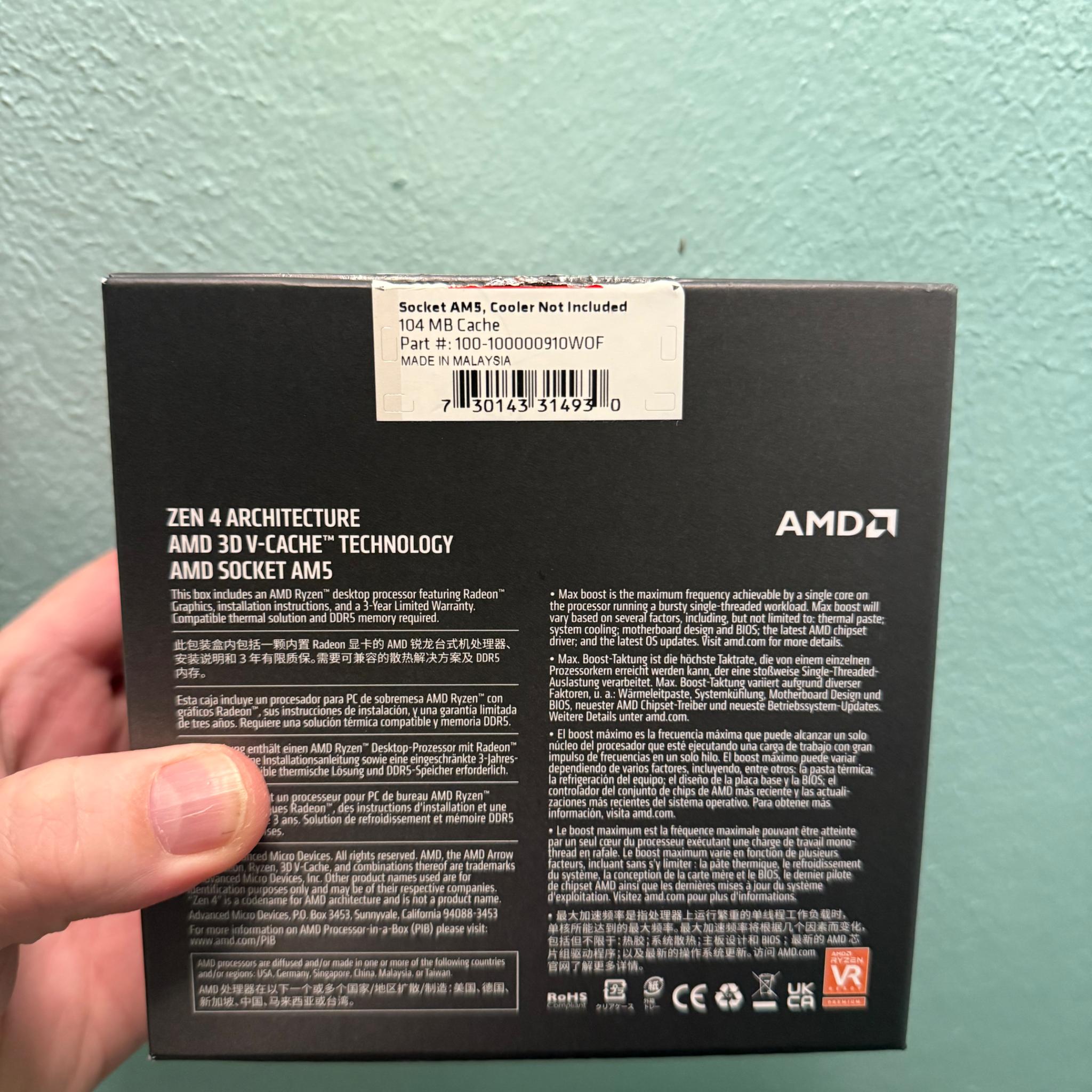 7800X3D LIKE NEW