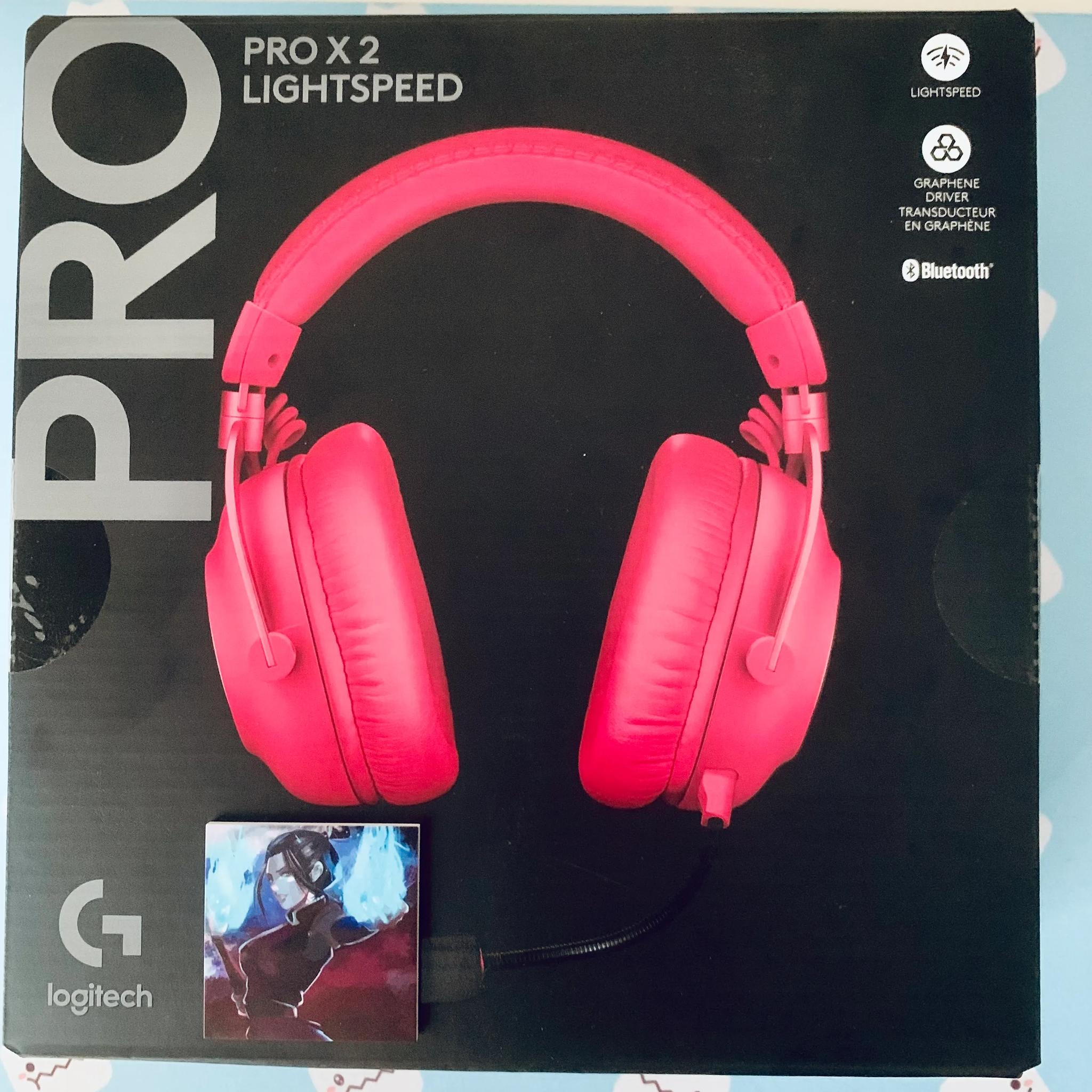 BNIB Logitech G PRO X 2 Lightspeed Wireless Gaming Headset (Magenta)
