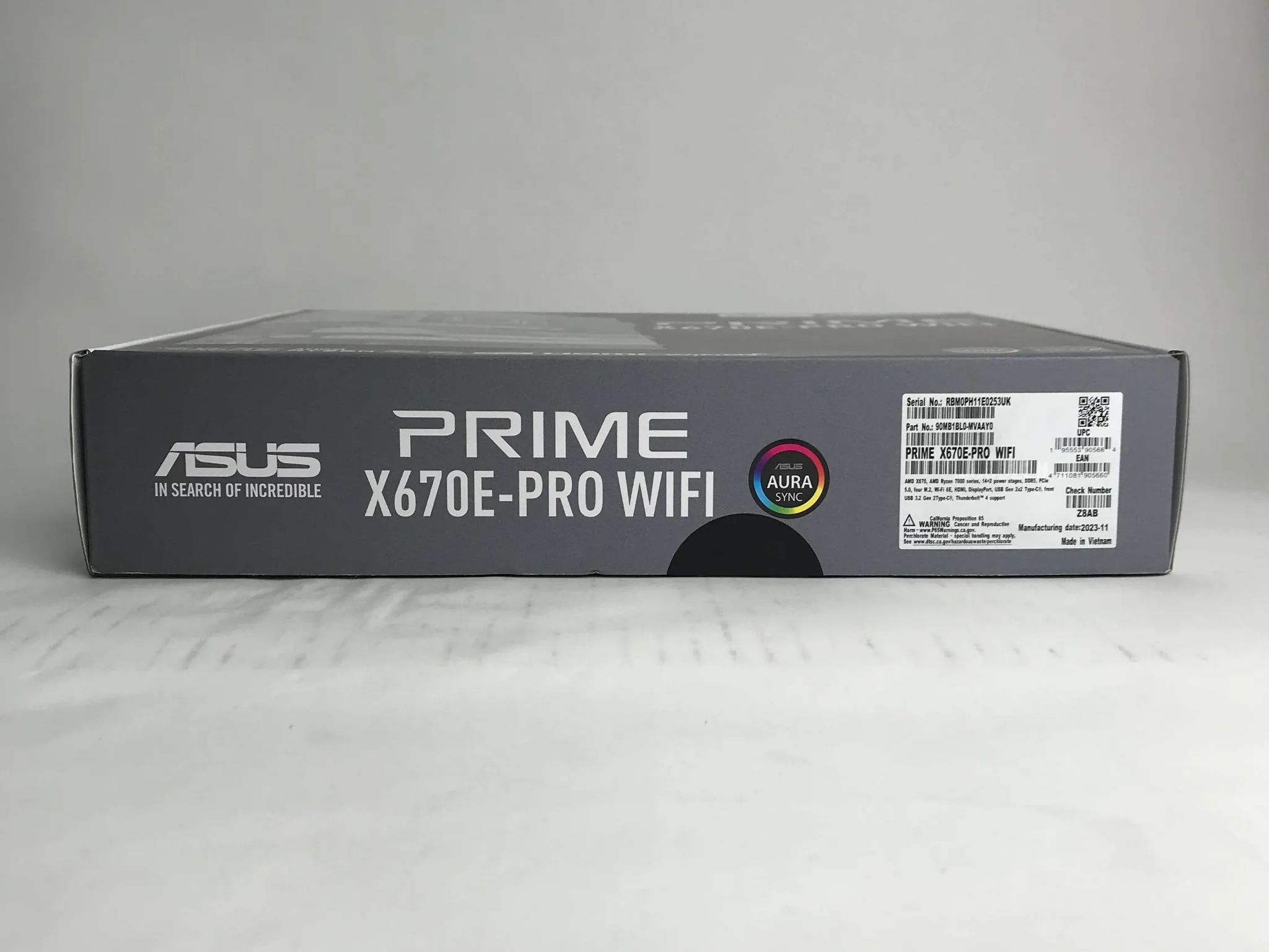BNIB | ASUS PRIME X670E-PRO WIFI Socket AM5, AMD Motherboard