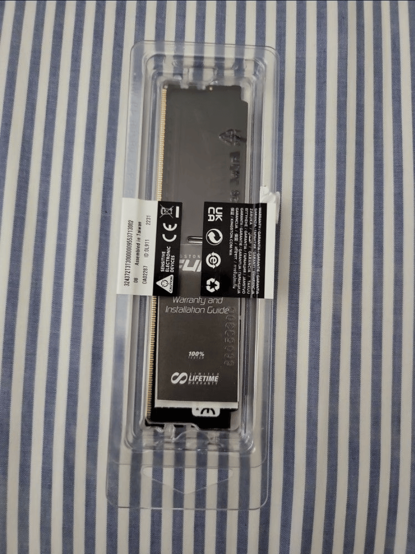 Kingston Fury Beast 16GB DDR5-5200 XMP ENABLED