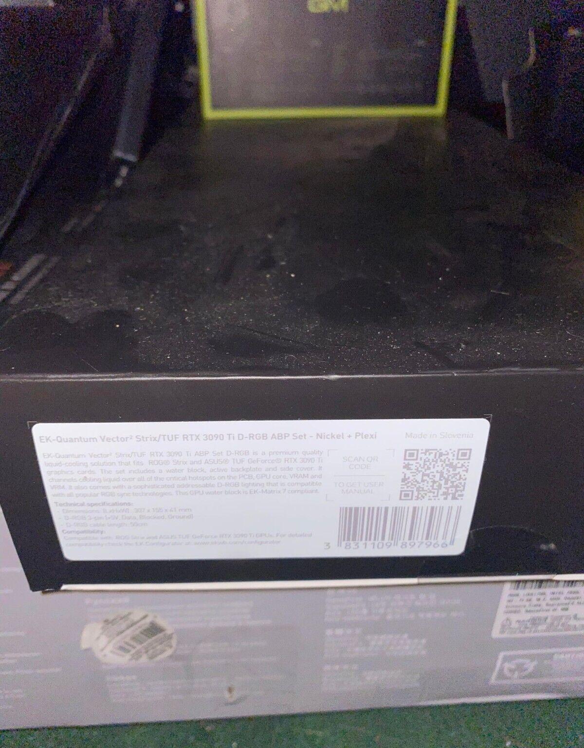 EK-Quantum Vector² Strix/TUF RTX 3090 Ti D-RGB ABP Set -Nickel + Plexi