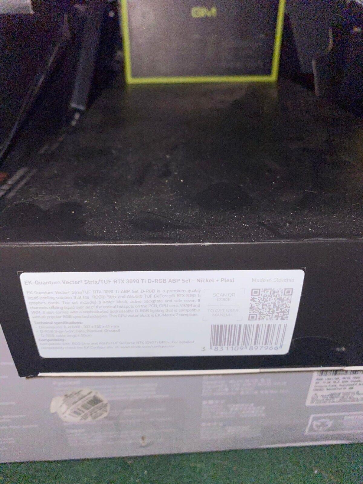 EK-Quantum Vector² Strix/TUF RTX 3090 Ti D-RGB ABP Set -Nickel + Plexi