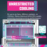 Cooler Master NR200 White SFF Small Form Factor Mini-ITX Case, Vented Panels, Triple-slot GPU