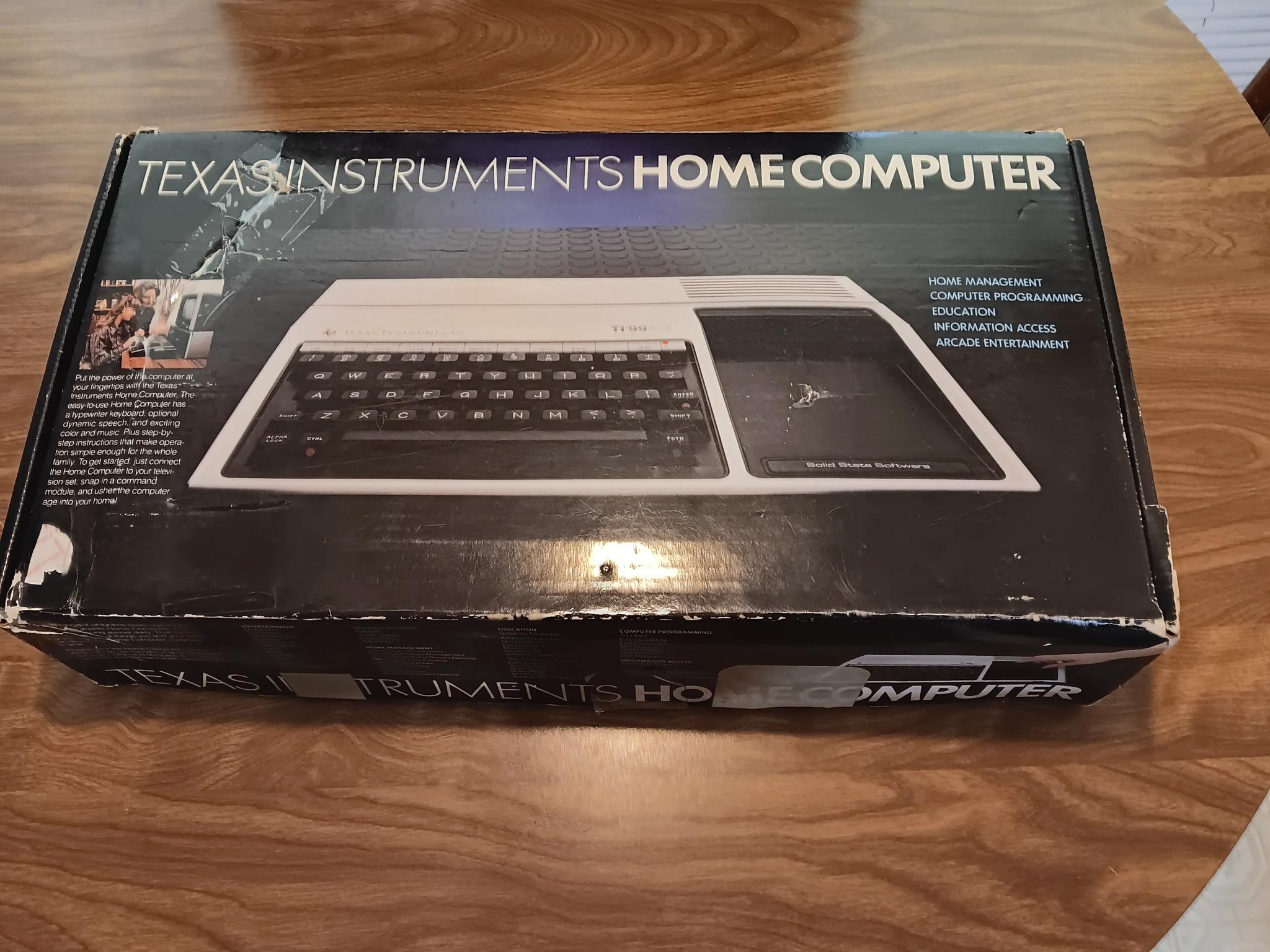 Vintage TI 99-4A Computer System Complete