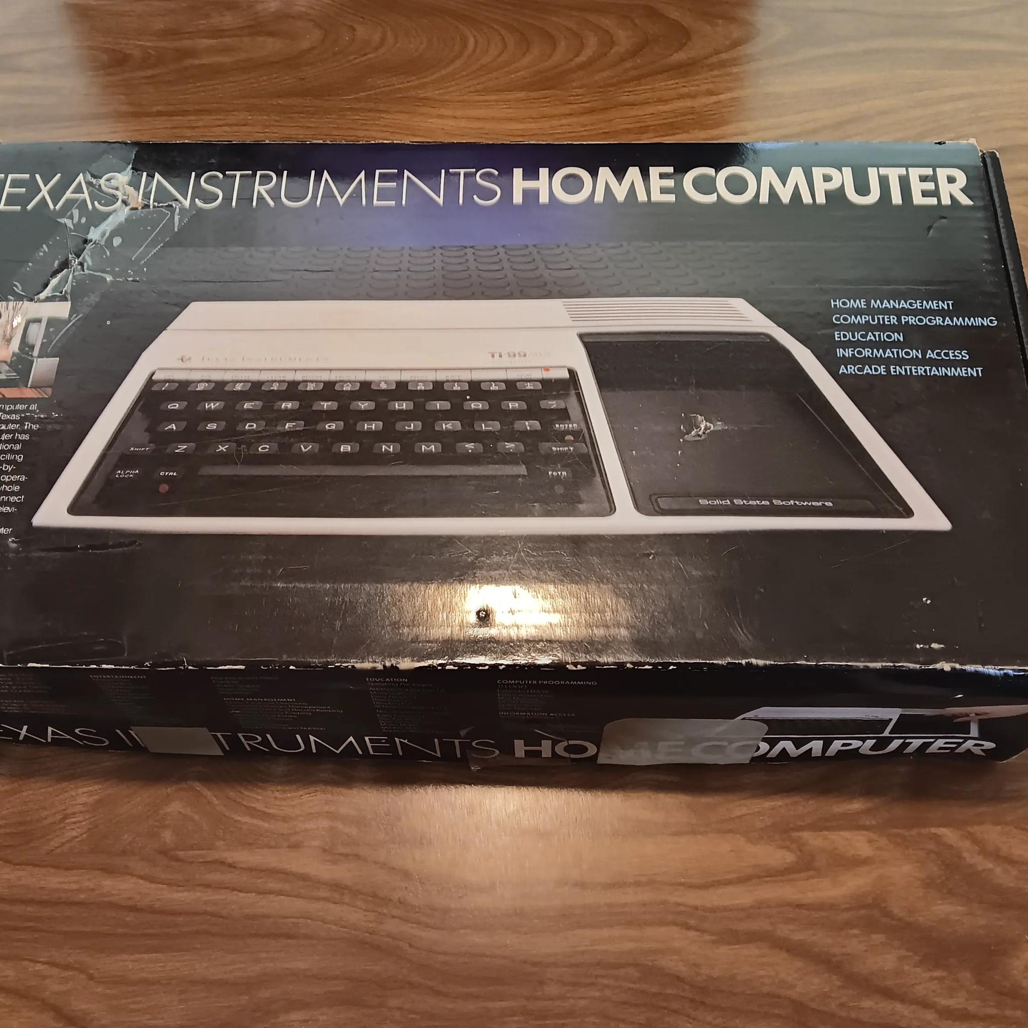 Vintage TI 99-4A Computer System Complete