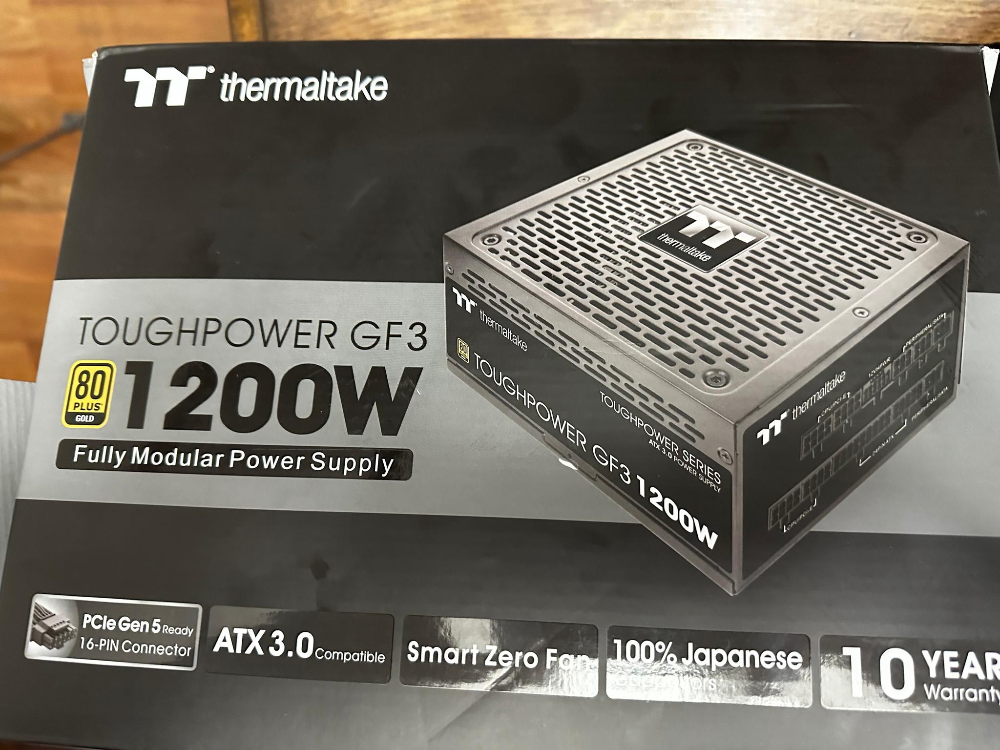 Thermaltake Toughpower GF3 1200W (missing cables)