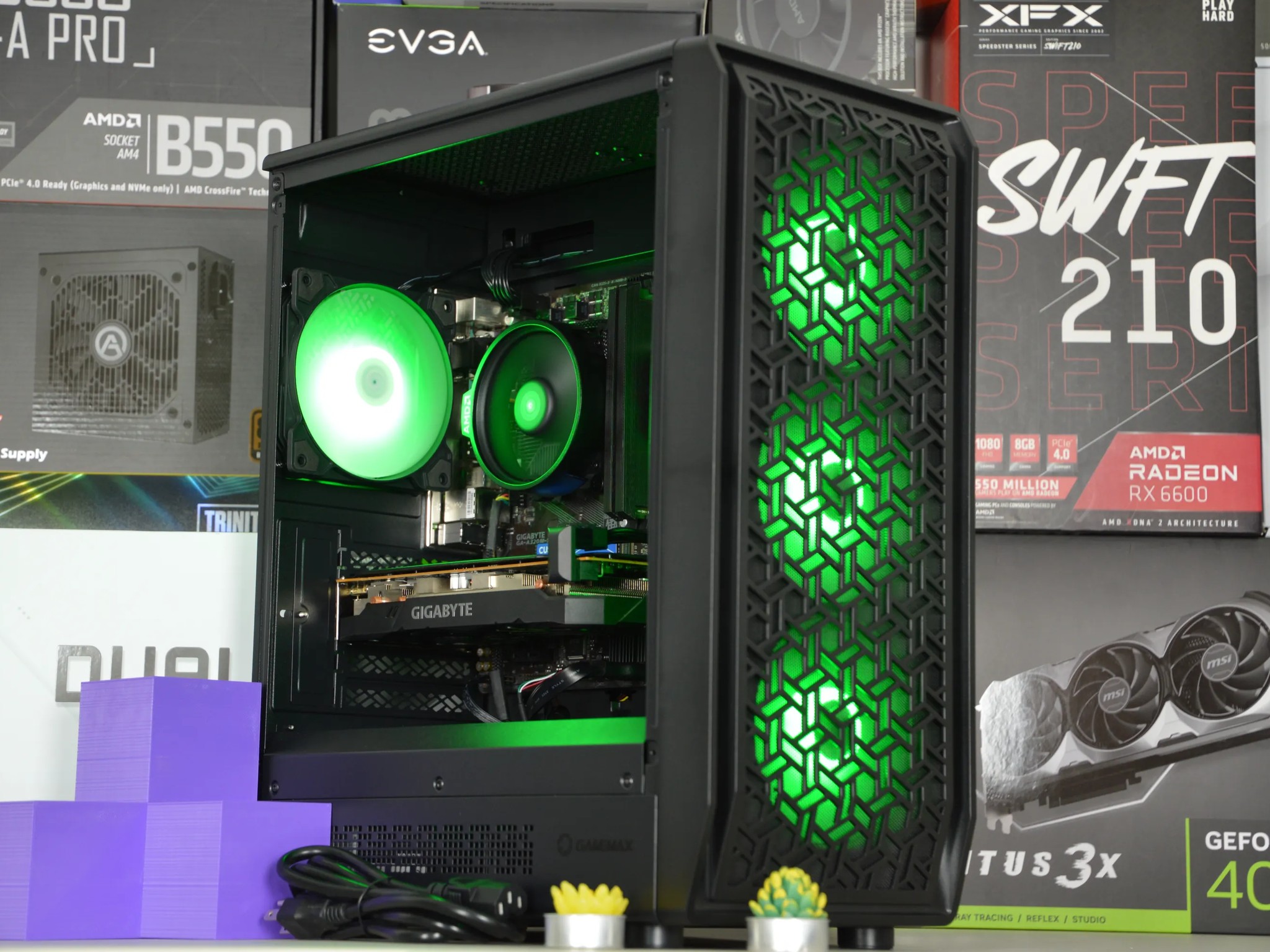 🧊🧊| RX 5500XT 8GB | RYZEN 3 2300X | 16GB DDR4 RAM | 512GB NVME SSD | The Fridge |