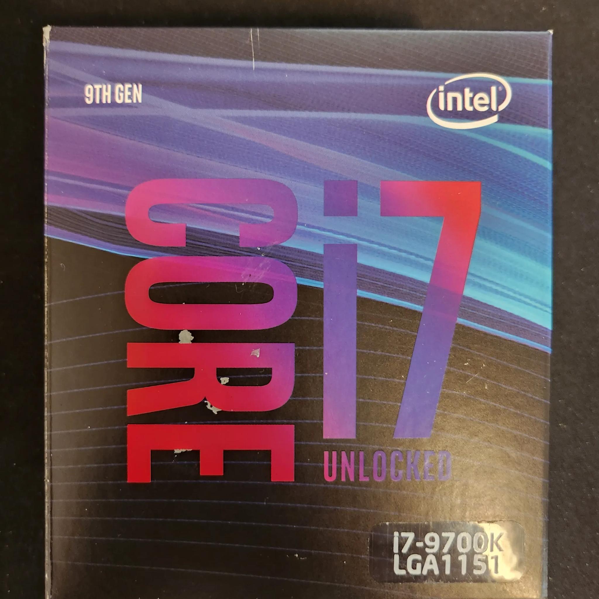 Intel Core i7 8 Core Processor i7-9700K 3.60GHz