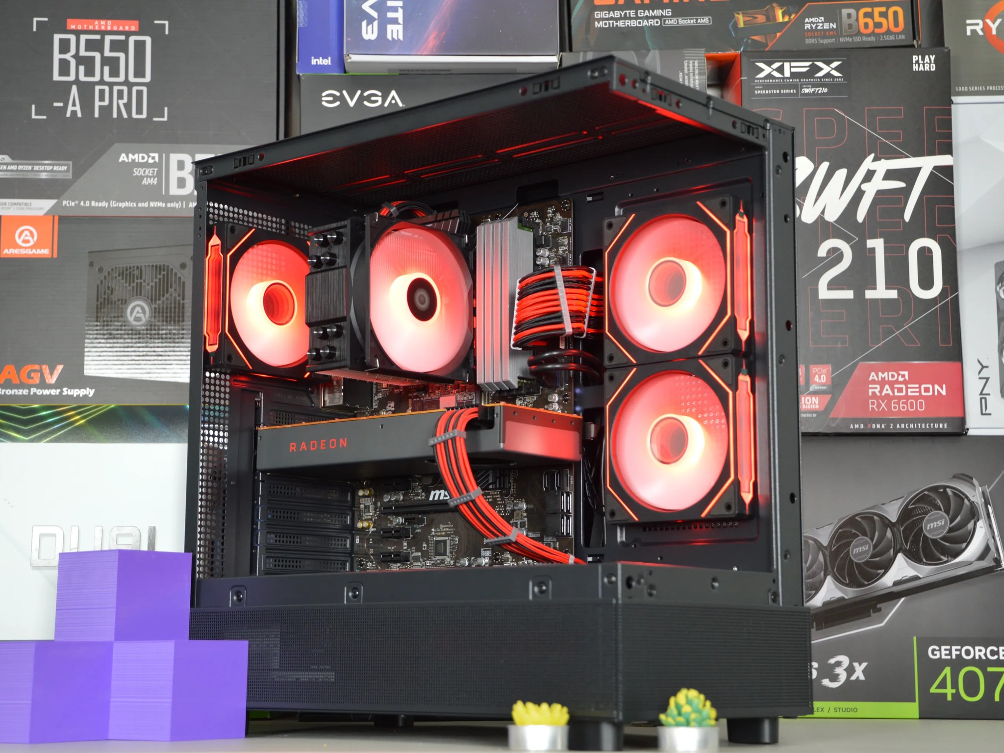 ❤️◻️| RX 5700 8GB | INTEL I7-8700K | 32GB DDR4 RAM | 1TB NVME SSD | Crimson Metal |