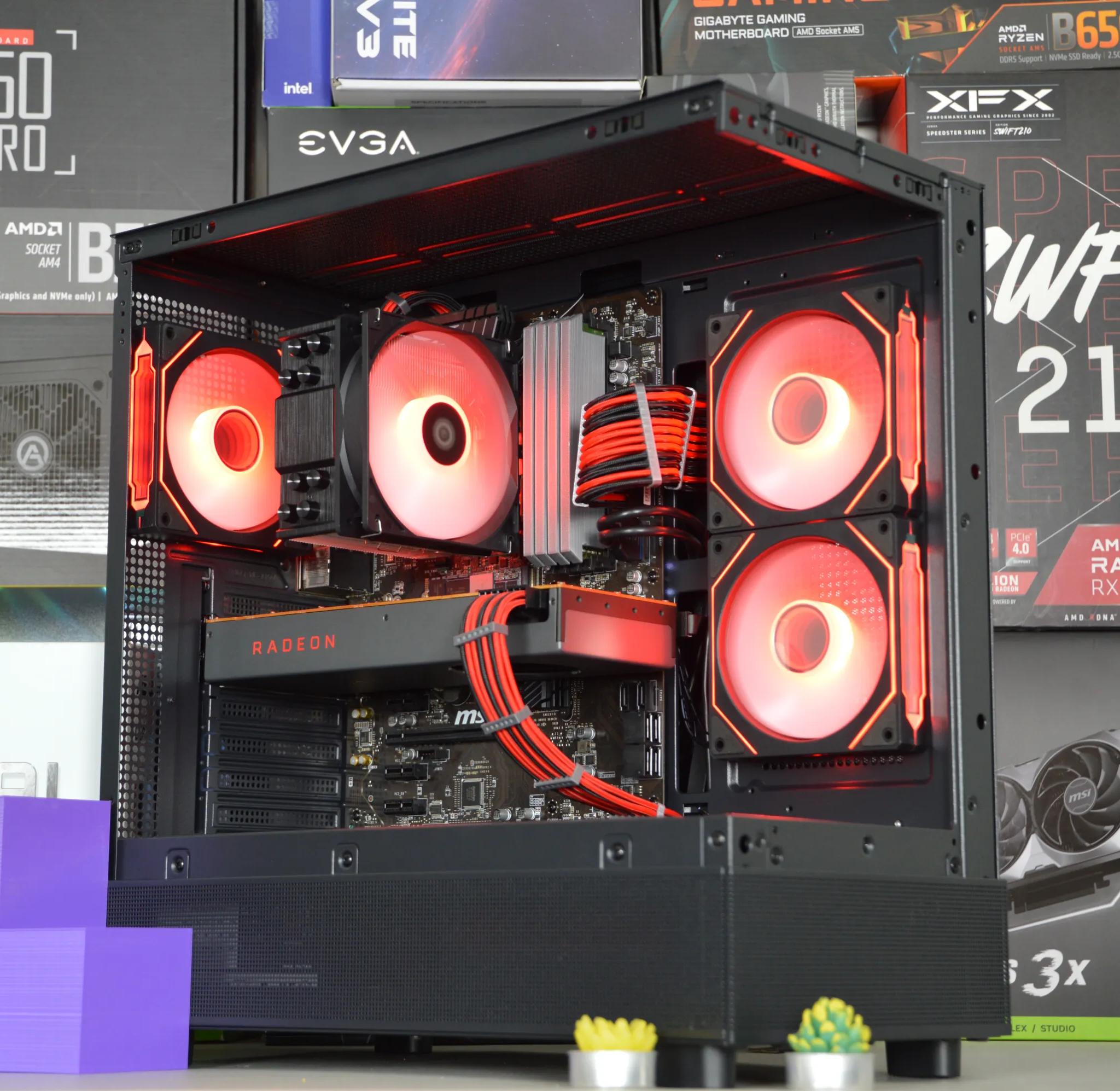 ❤️◻️| RX 5700 8GB | INTEL I7-8700K | 32GB DDR4 RAM | 1TB NVME SSD | Crimson Metal |