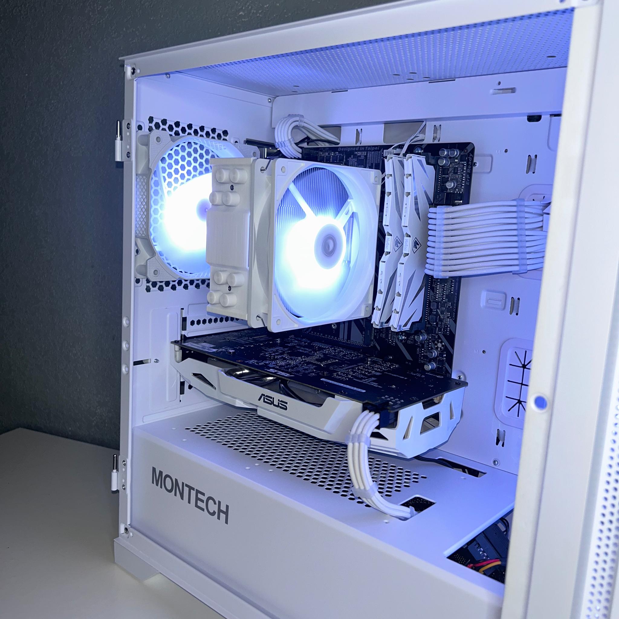 All White Budget Gaming PC | GTX 1060 + Ryzen 5 2600 