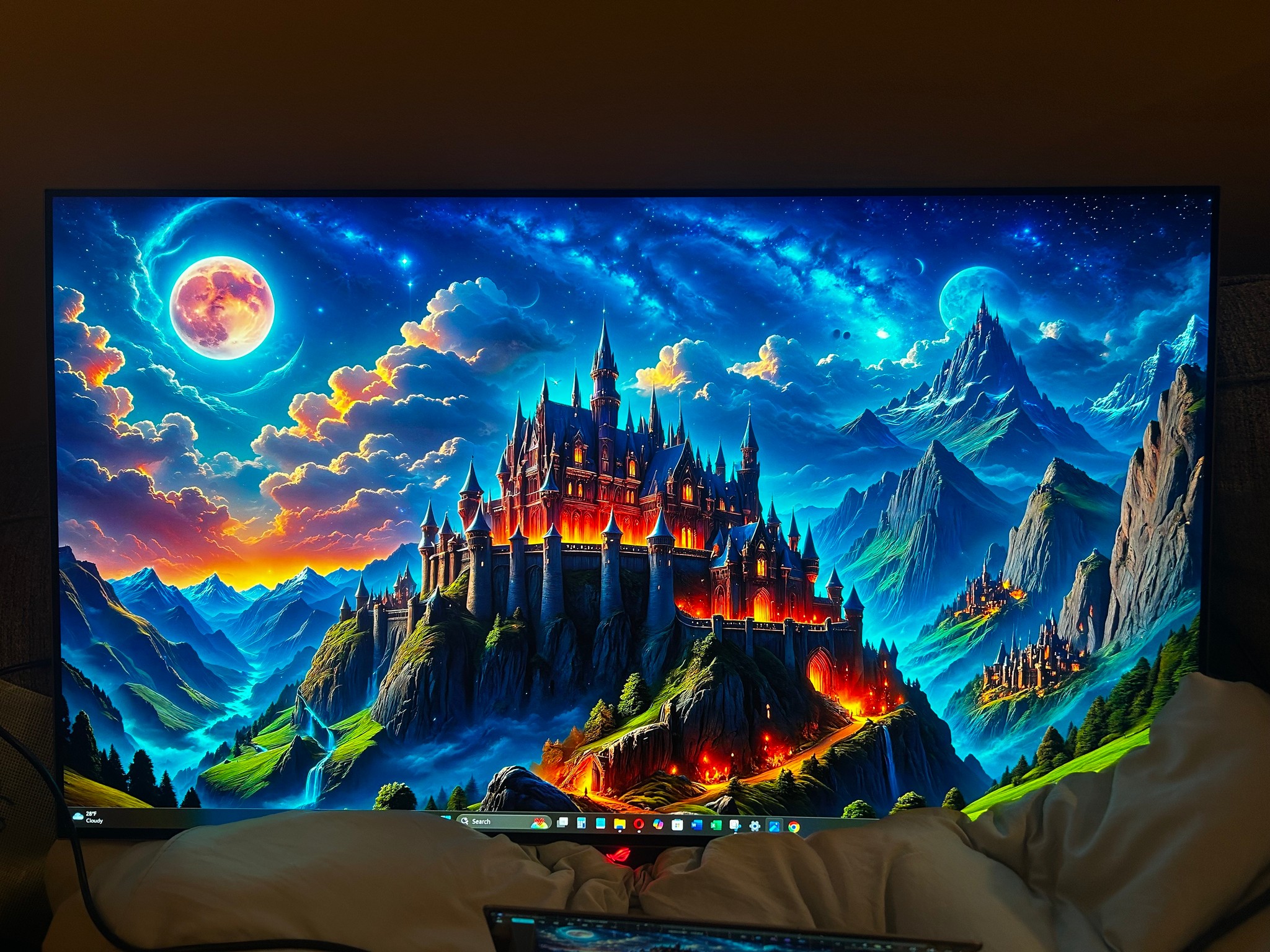 ASUS ROG 48” OLED Gaming Monitor - 4K Resolution (3840x2160) - 138hz Refresh Rate (PG48UQ)