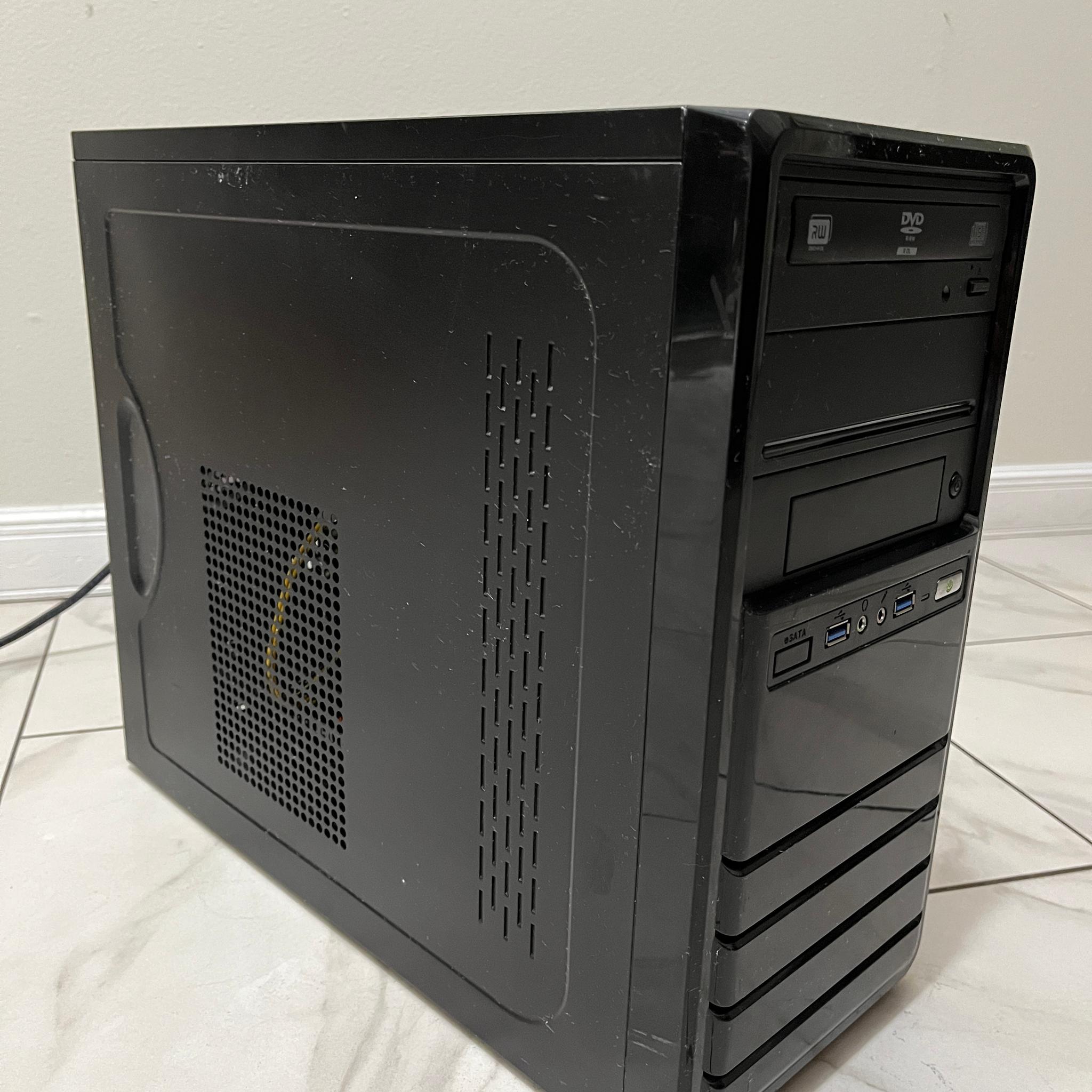 NVIDIA RTX 4060, Intel i7-7700, 16GB RAM, 1.1TB Storage - Gaming PC w/Wi-Fi, BT