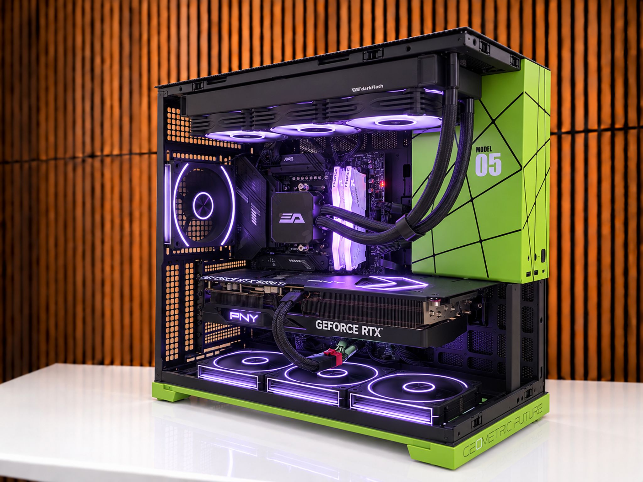 THE HULK 💚 v3| RTX 5070 TI 16GB | Ryzen 9 7950X3D | 32GB DDR5 | NVME | GOLD PSU | Windows 11 |