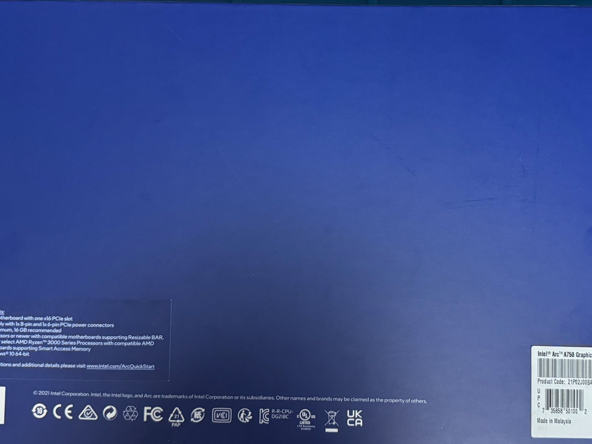 Intel Arc A750 LE