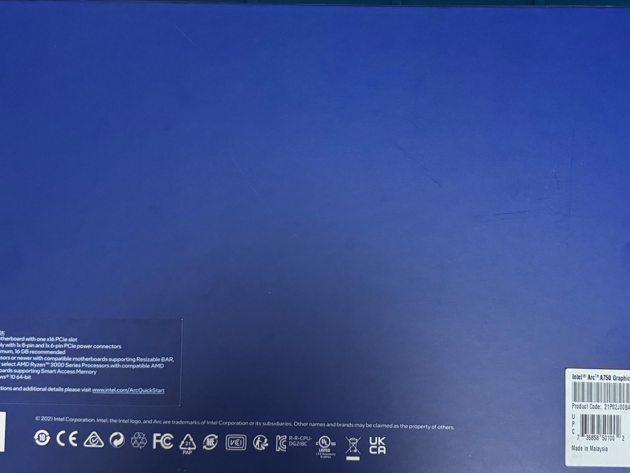 Intel Arc A750 LE