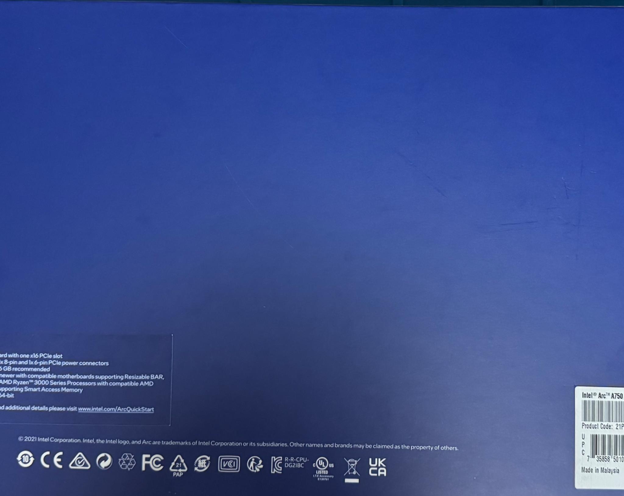 Intel Arc A750 LE