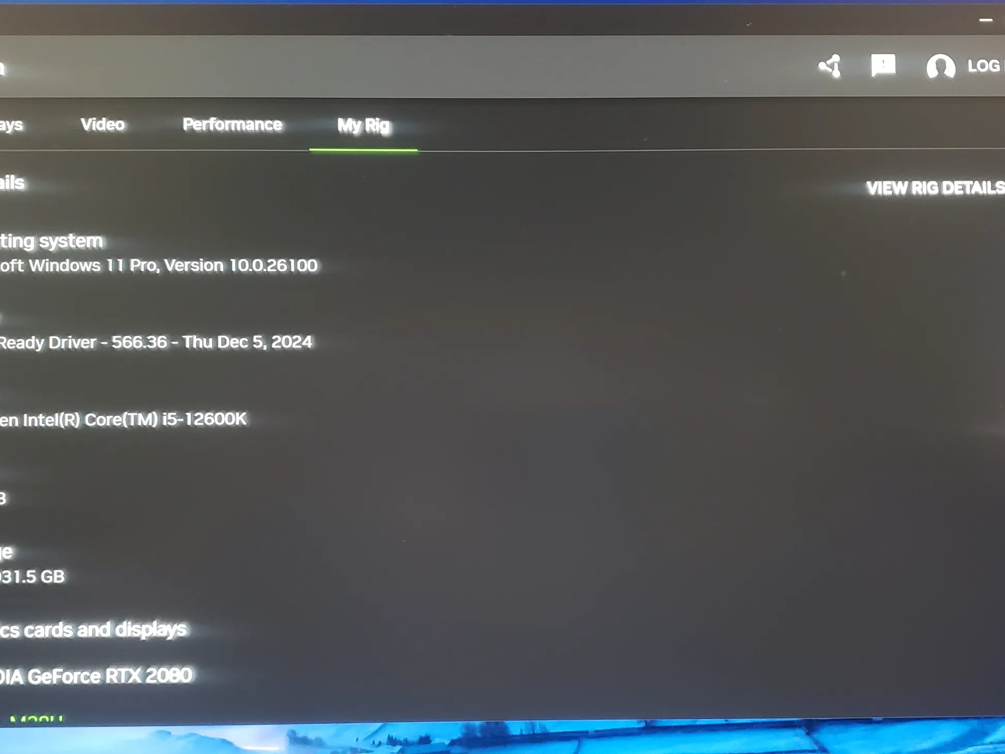 12600k RTX 2080 Windows 11 Pro Mid tier Gaming PC