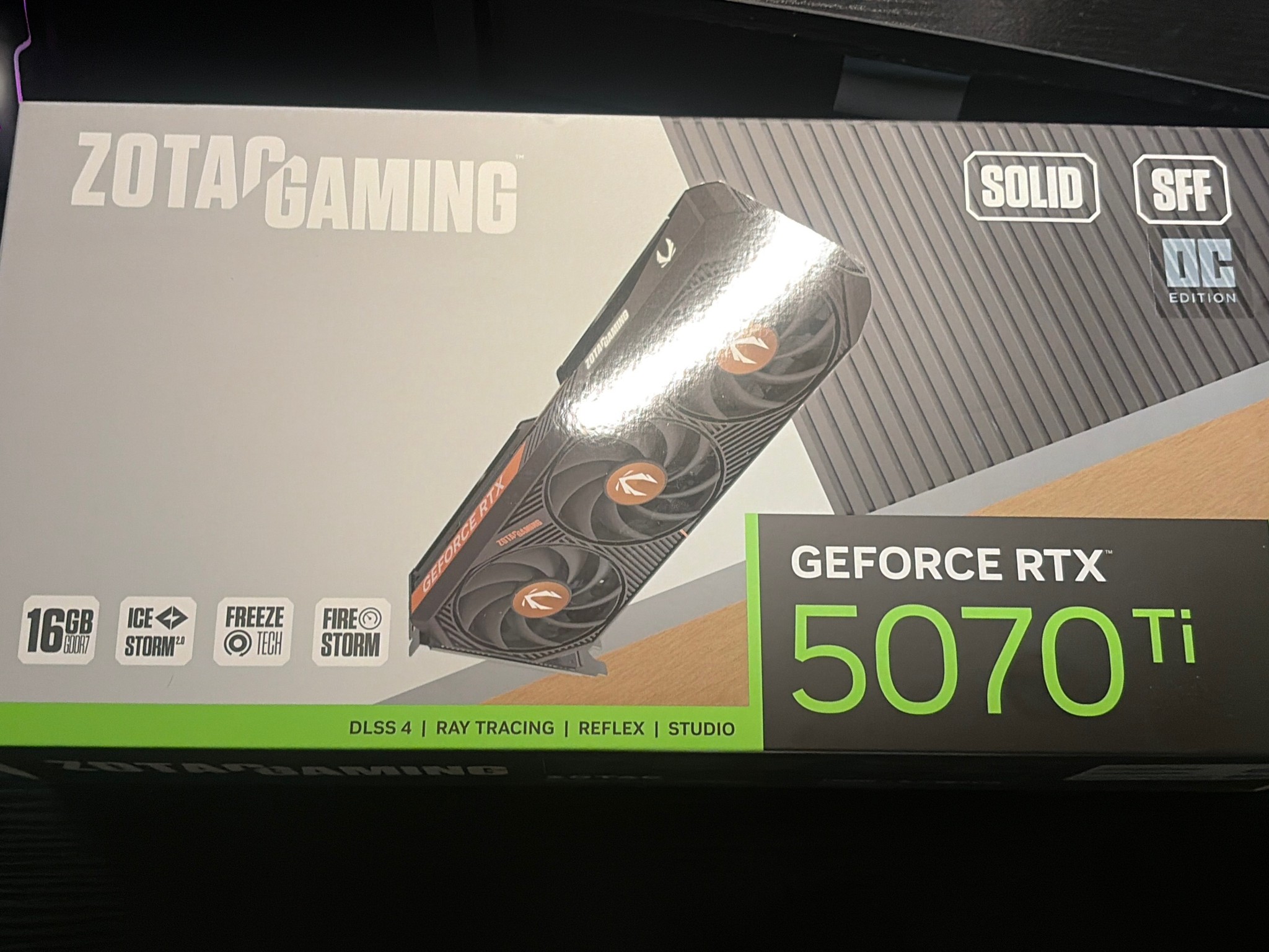 ZOTAC GAMING GeForce RTX 5070 Ti SOLID CORE