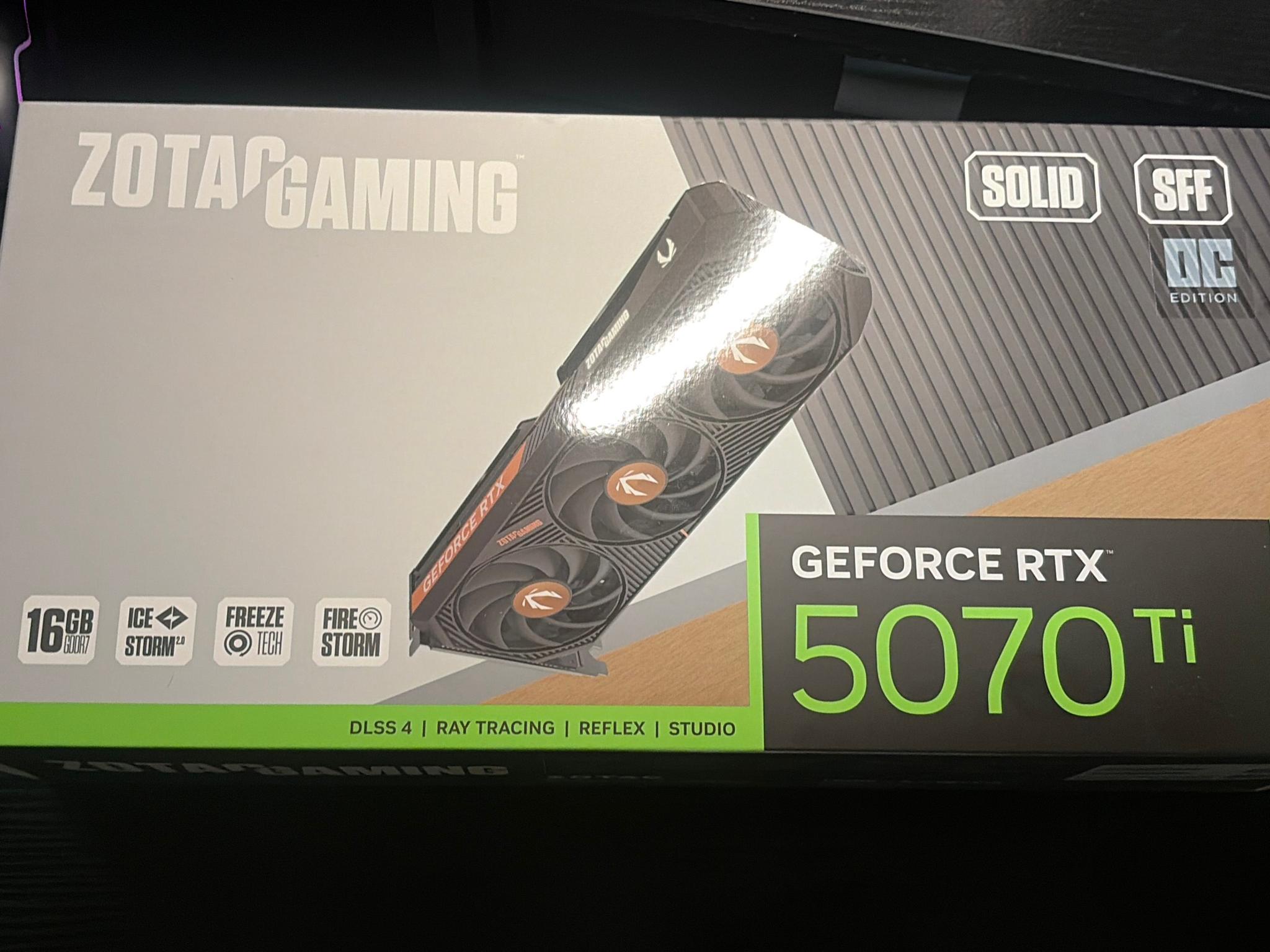 ZOTAC GAMING GeForce RTX 5070 Ti SOLID CORE