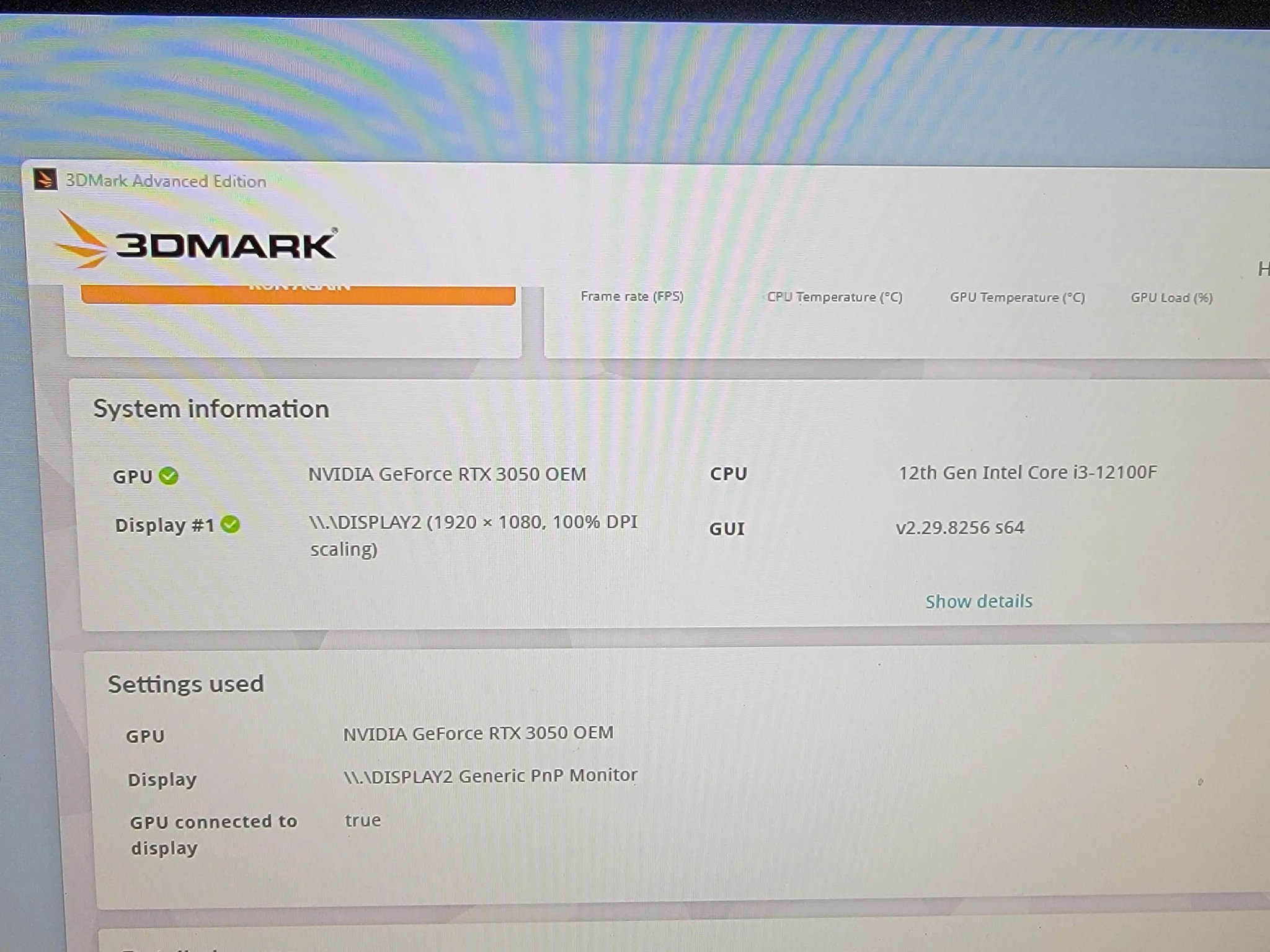 Mini ITX gaming PC 12th Gen i3, rtx 3050 8gb