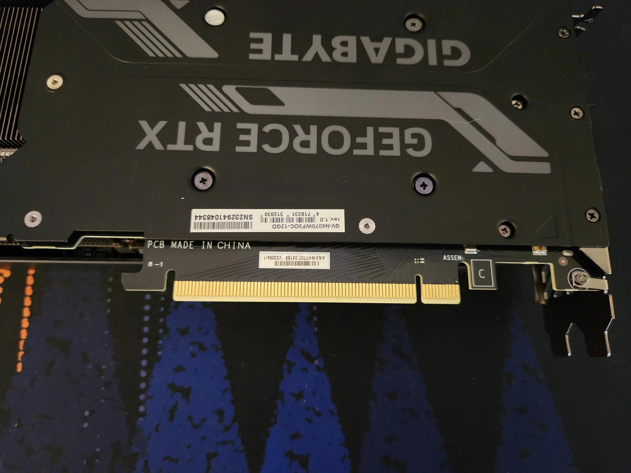 Gigabyte Windforce OC GeForce RTX 4070 12GB