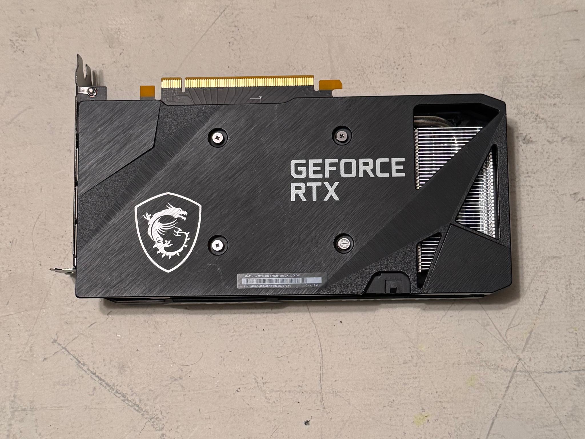 MSI GeForce RTX 3060 Ventus 2X 12G OC