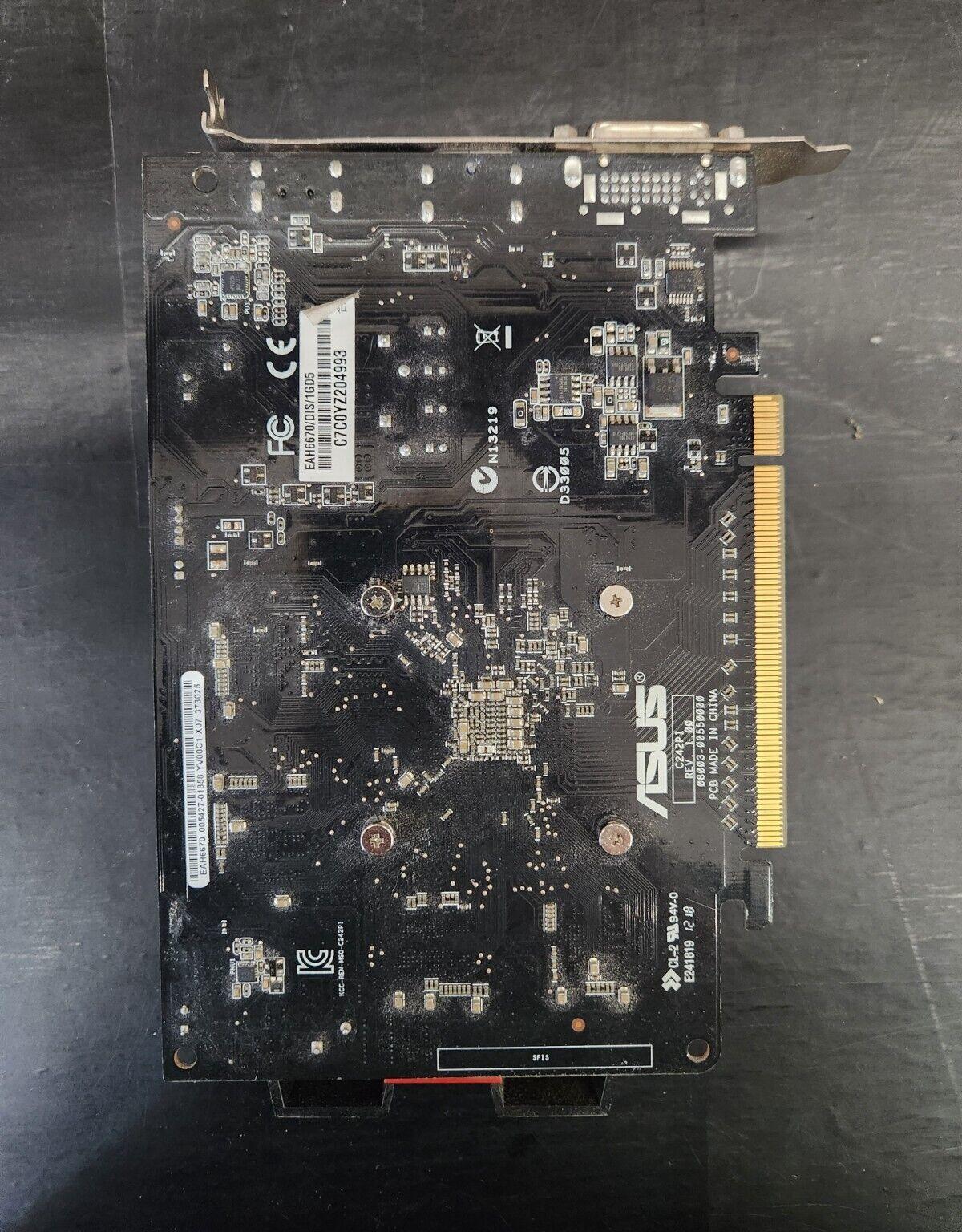 ASUS Radeon HD 6670 1GB GDDR5 Graphics Card - HDMI, DisplayPort, DVI