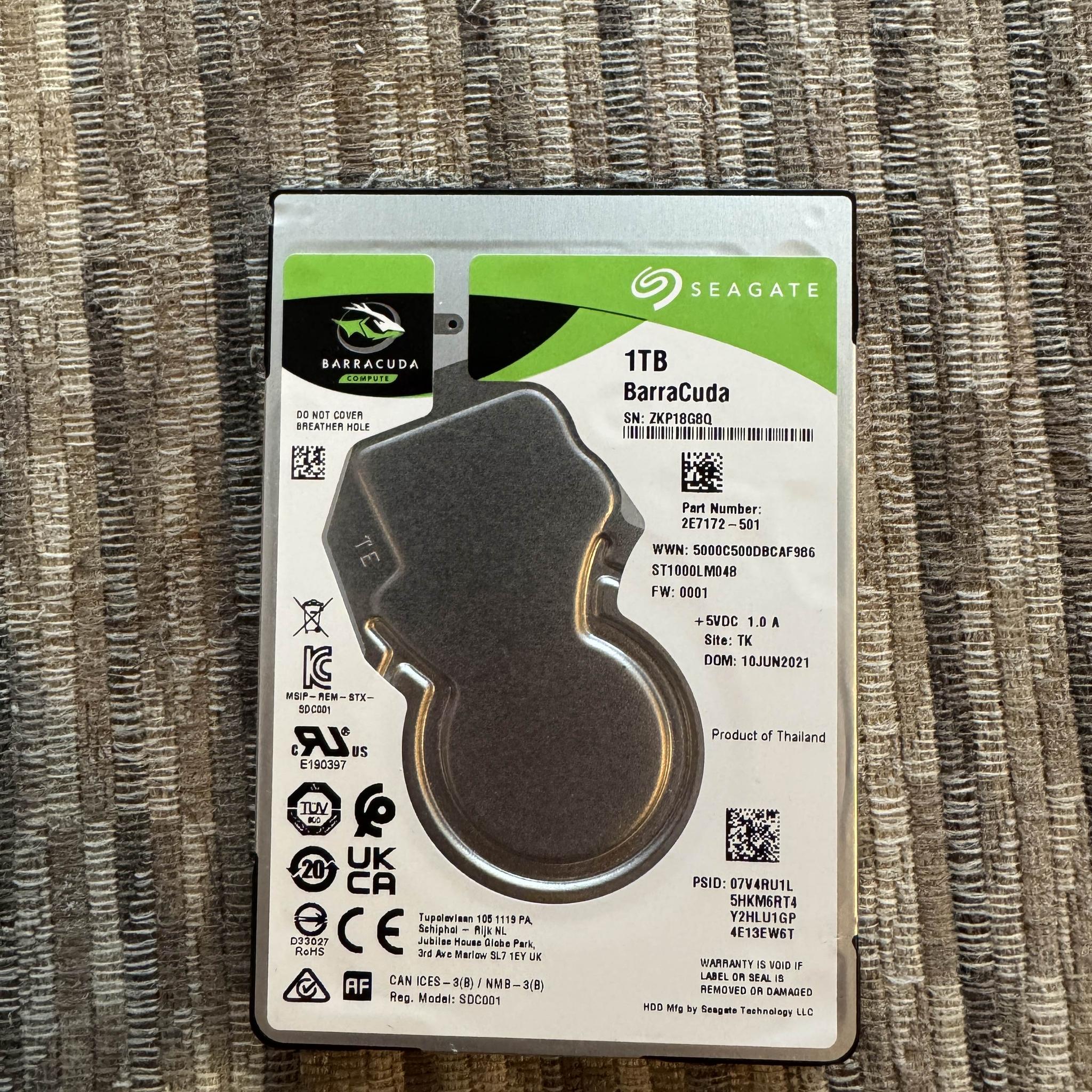 4x SATA Storage Lot – 2TB + 1TB HDDs and 250GB Samsung SSD