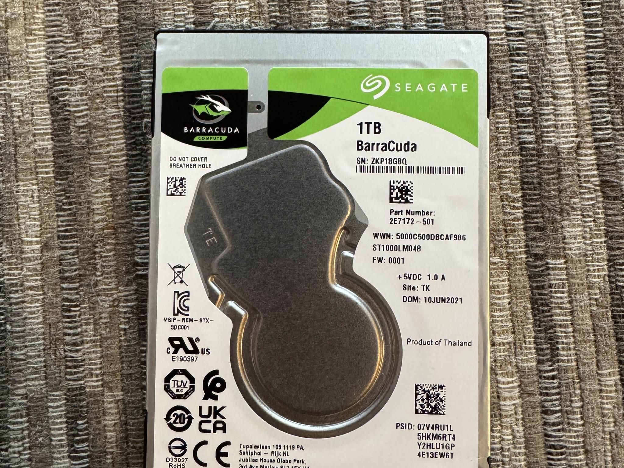 4x SATA Storage Lot – 2TB + 1TB HDDs and 250GB Samsung SSD