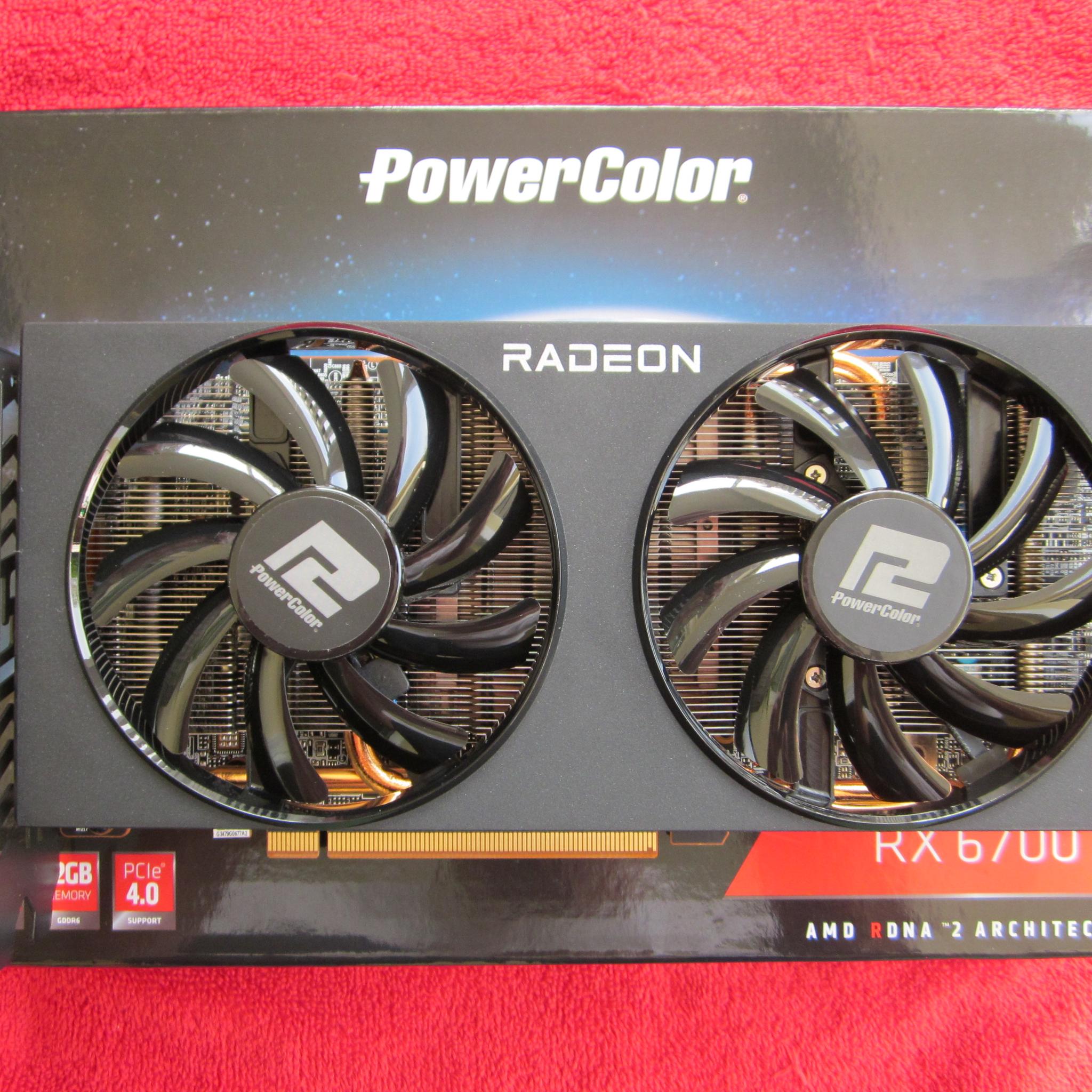 PowerColor Fighter RX 6700 XT 12GB GDDR6 Graphics Card AXRX PCI Express 4.0